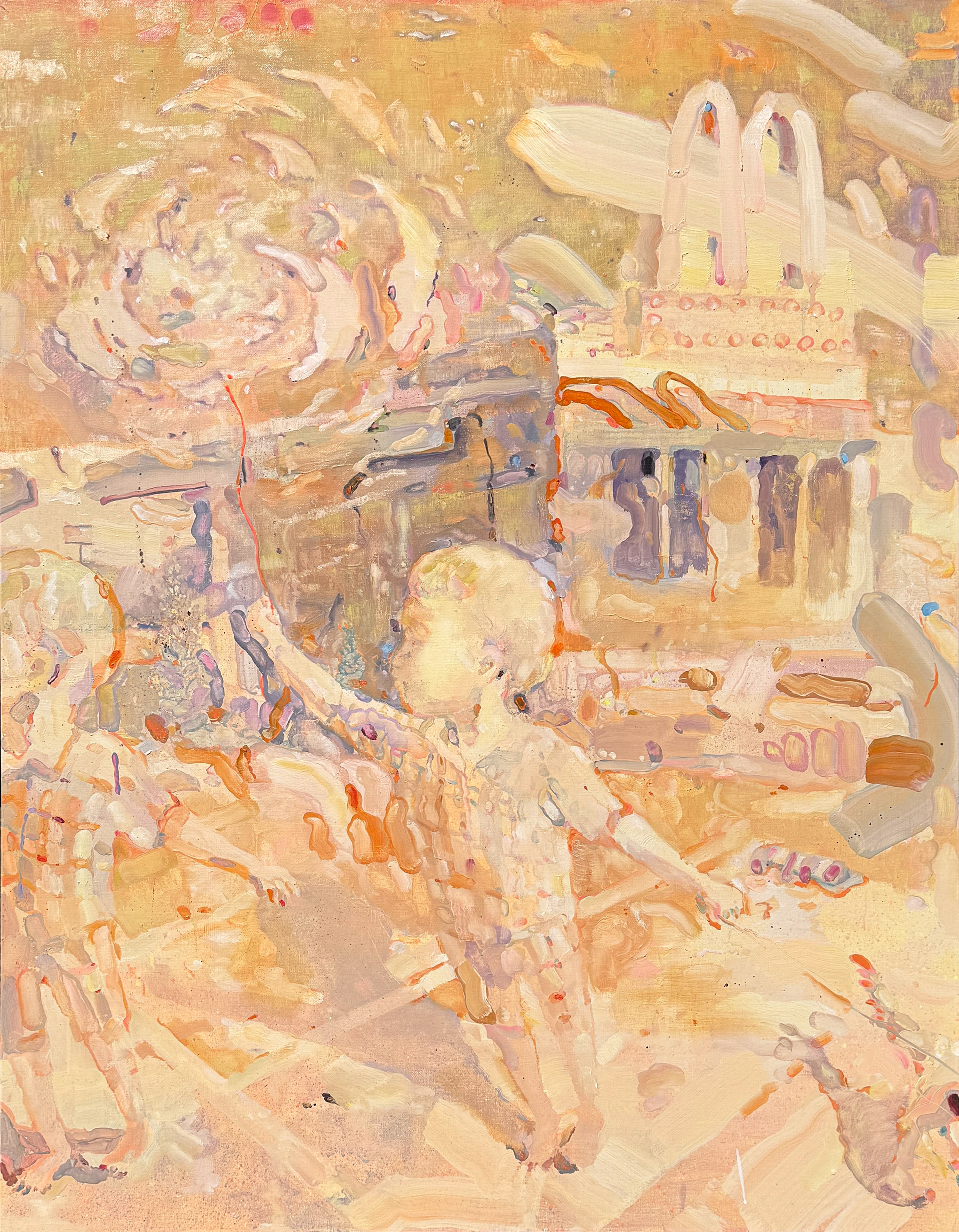 쌍둥이, 91.0 x 116.5 cm, oil on canvas, 2025
