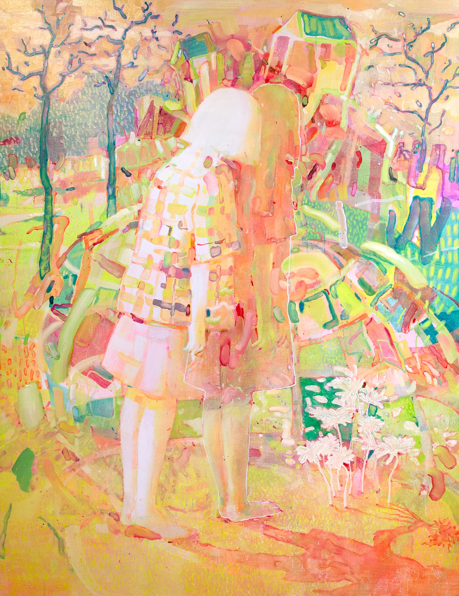 쌍둥이, 112.1 x 145.5 cm, oil on canvas, 2025