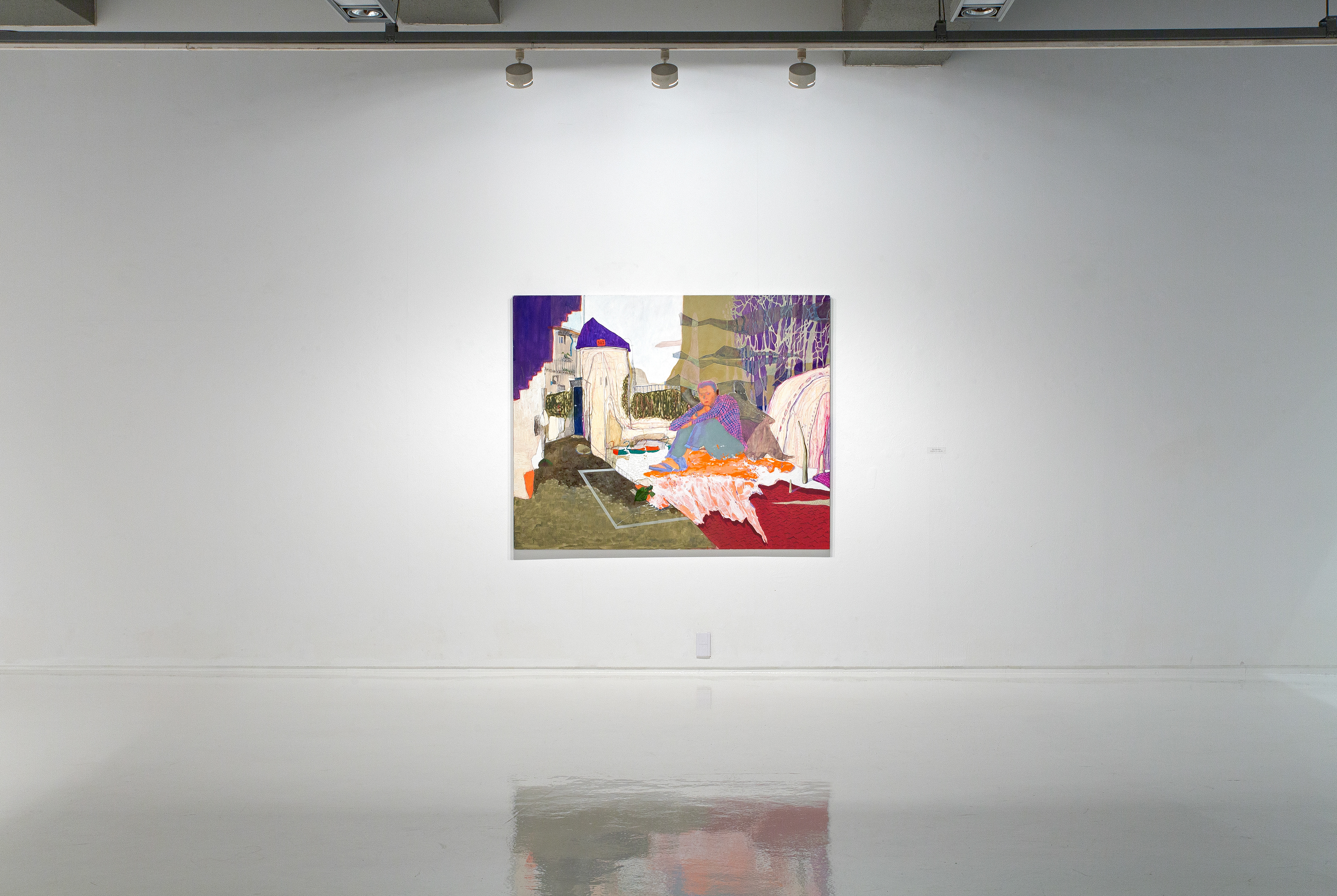 Pitch-dark ears, 162.2 x 130.3 cm, oil on canvas, 2021