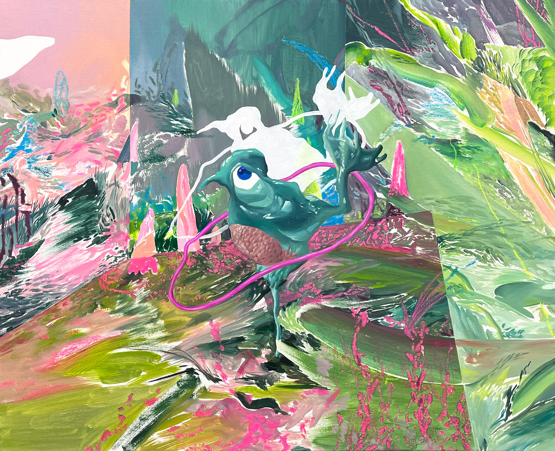 A phantom, 65.1x53.0cm, oil on canvas, 2022