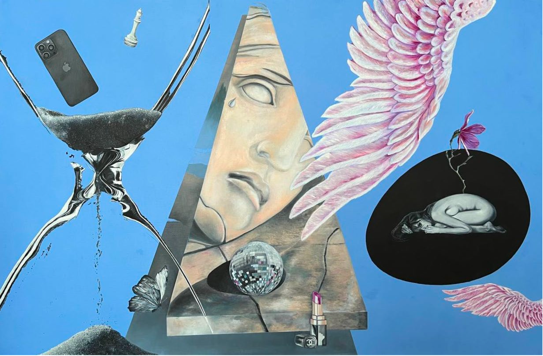 Time of Silence, 2025, 31.5 × 47.2 in, oil on canvas
