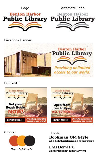 Benton Harbor Public Library Branding