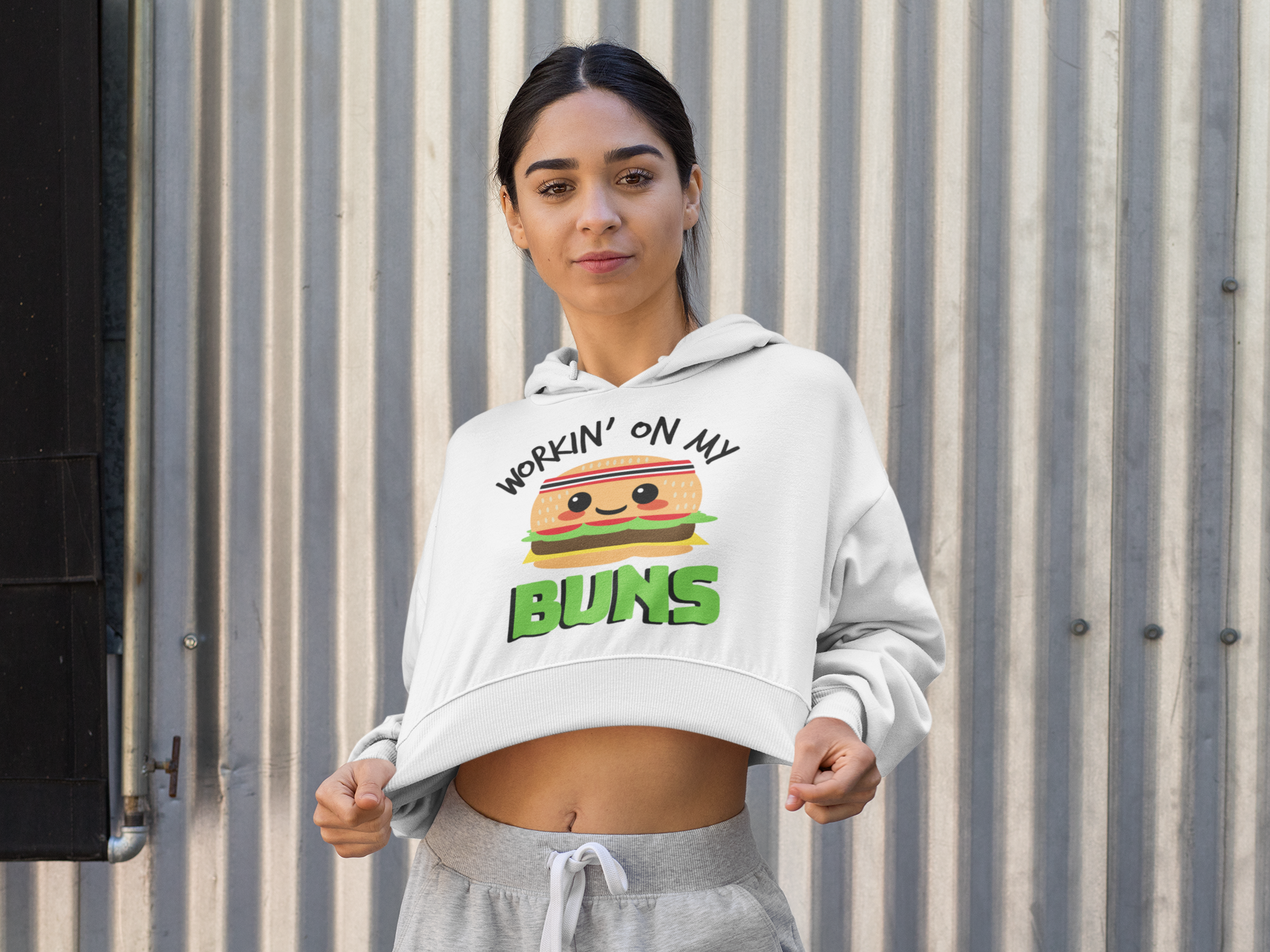 Workin' on my Buns Illustration