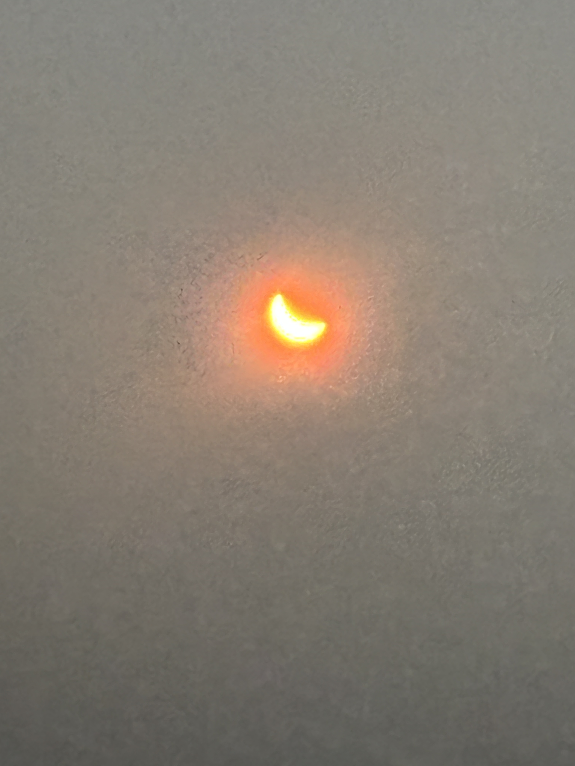 These 3 images are of the solar eclipse of 2024