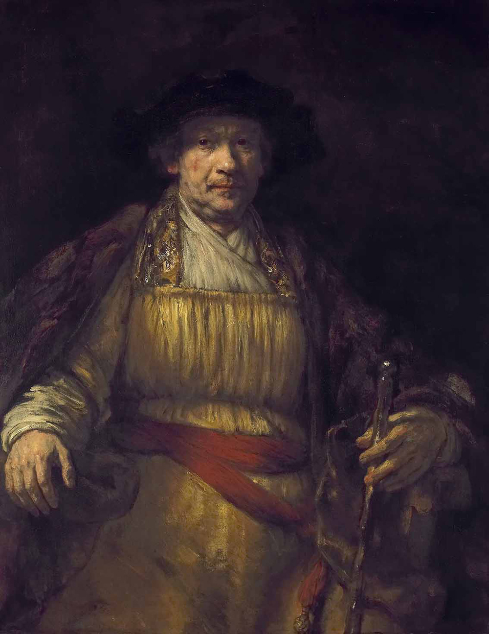 Autorretrato, 1658, óleo sobre lienzo, 133,7 x 103,8 cm, Nueva York, The Frick Collection