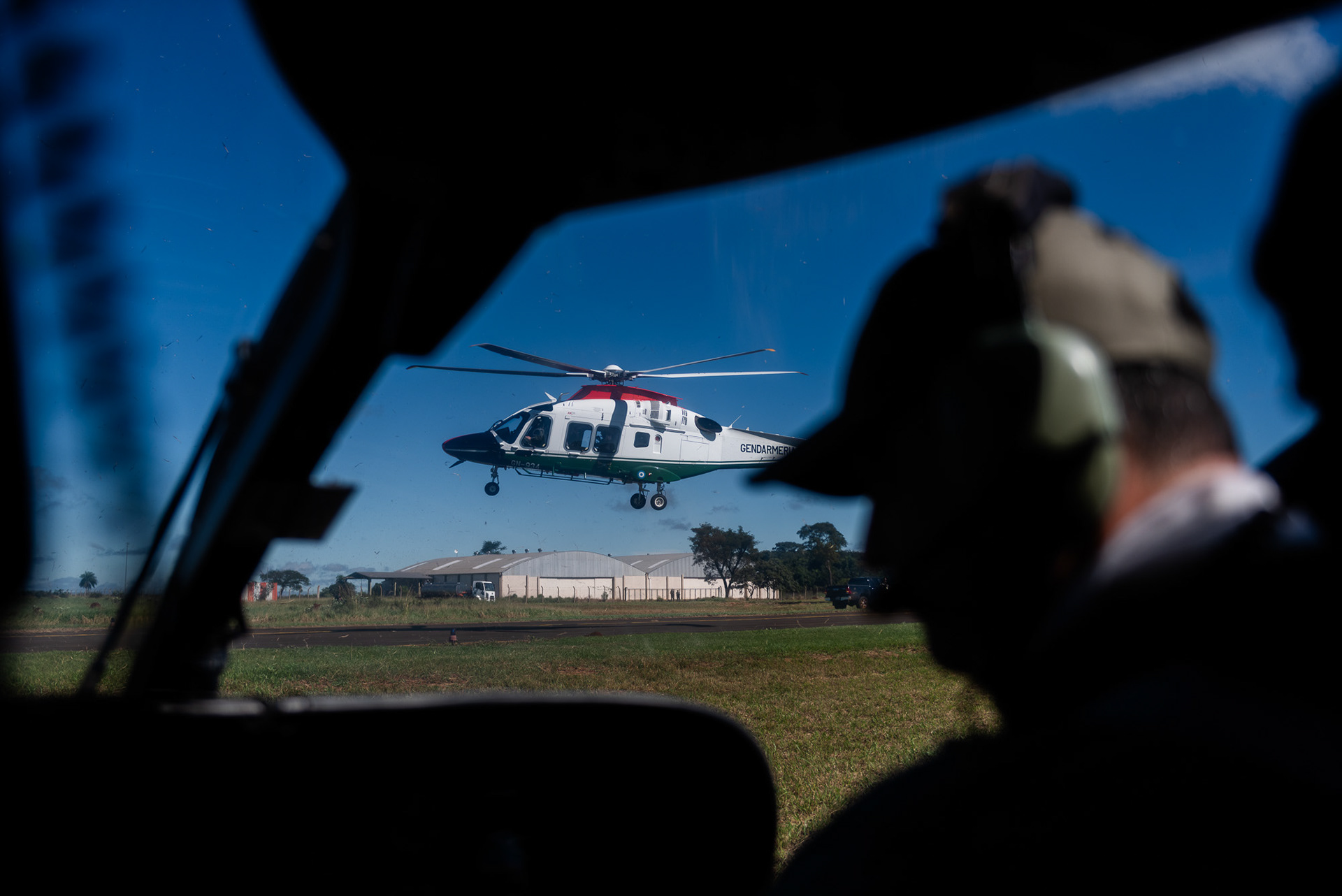 Gendarmería Nacional también participó del operativo.