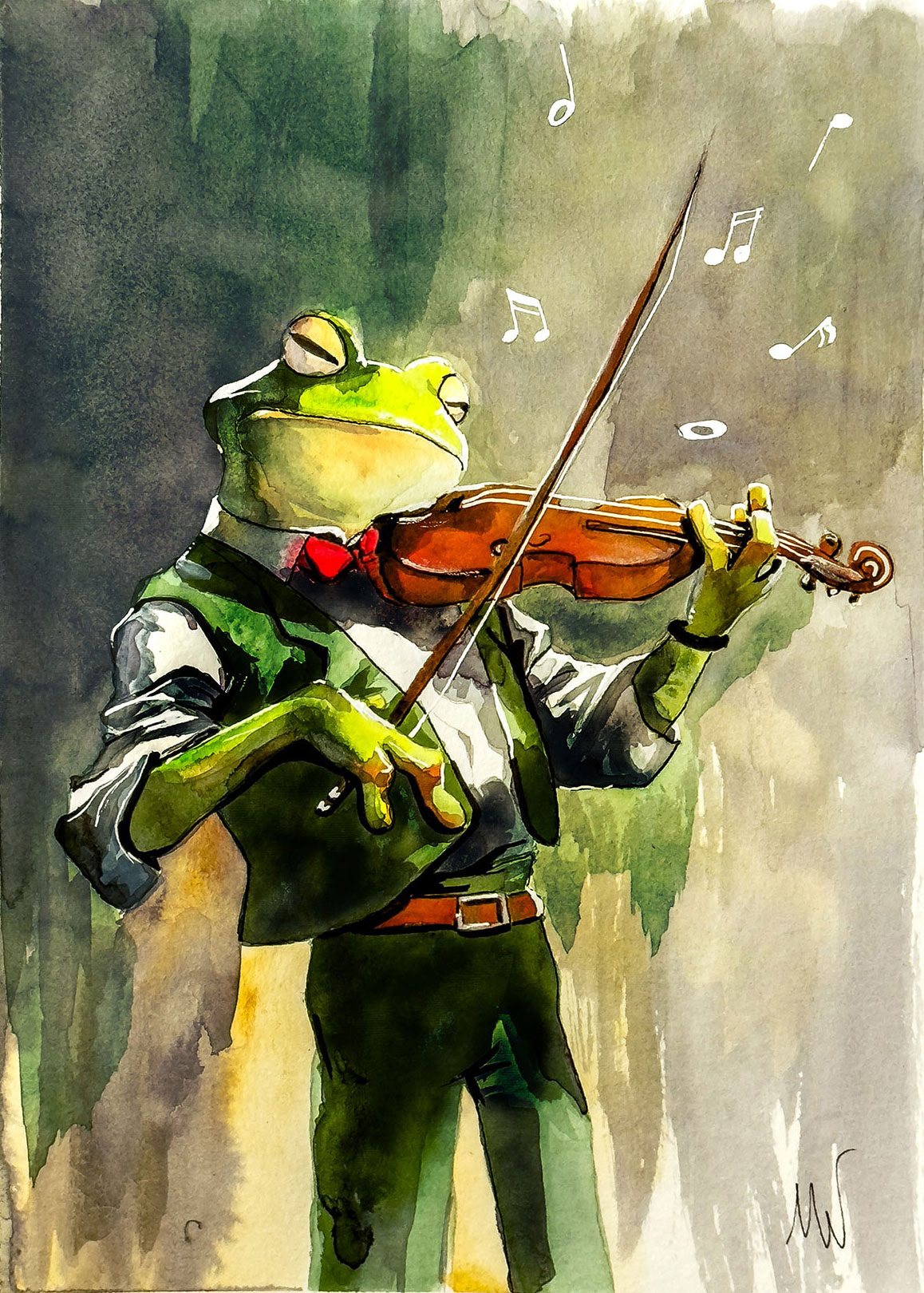 Virtuoso Ink on Paper