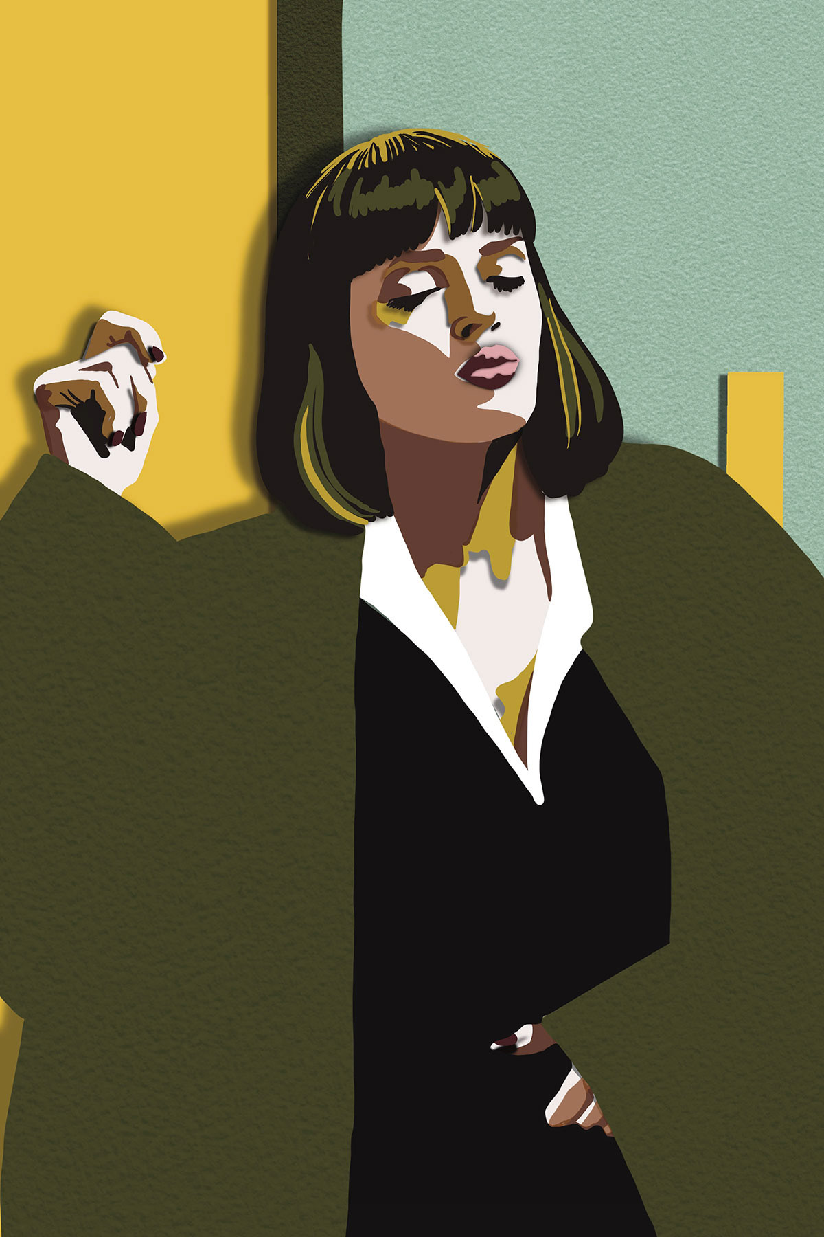Uma Thurman in Pulp Fiction Winner CQ73