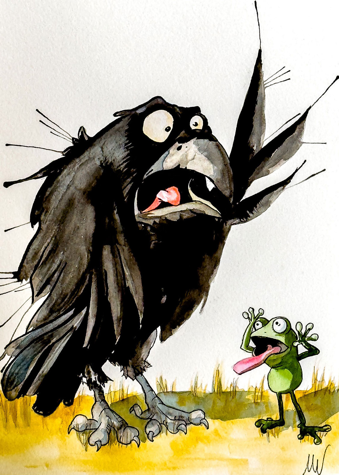 Scare Crow Ink on Paper