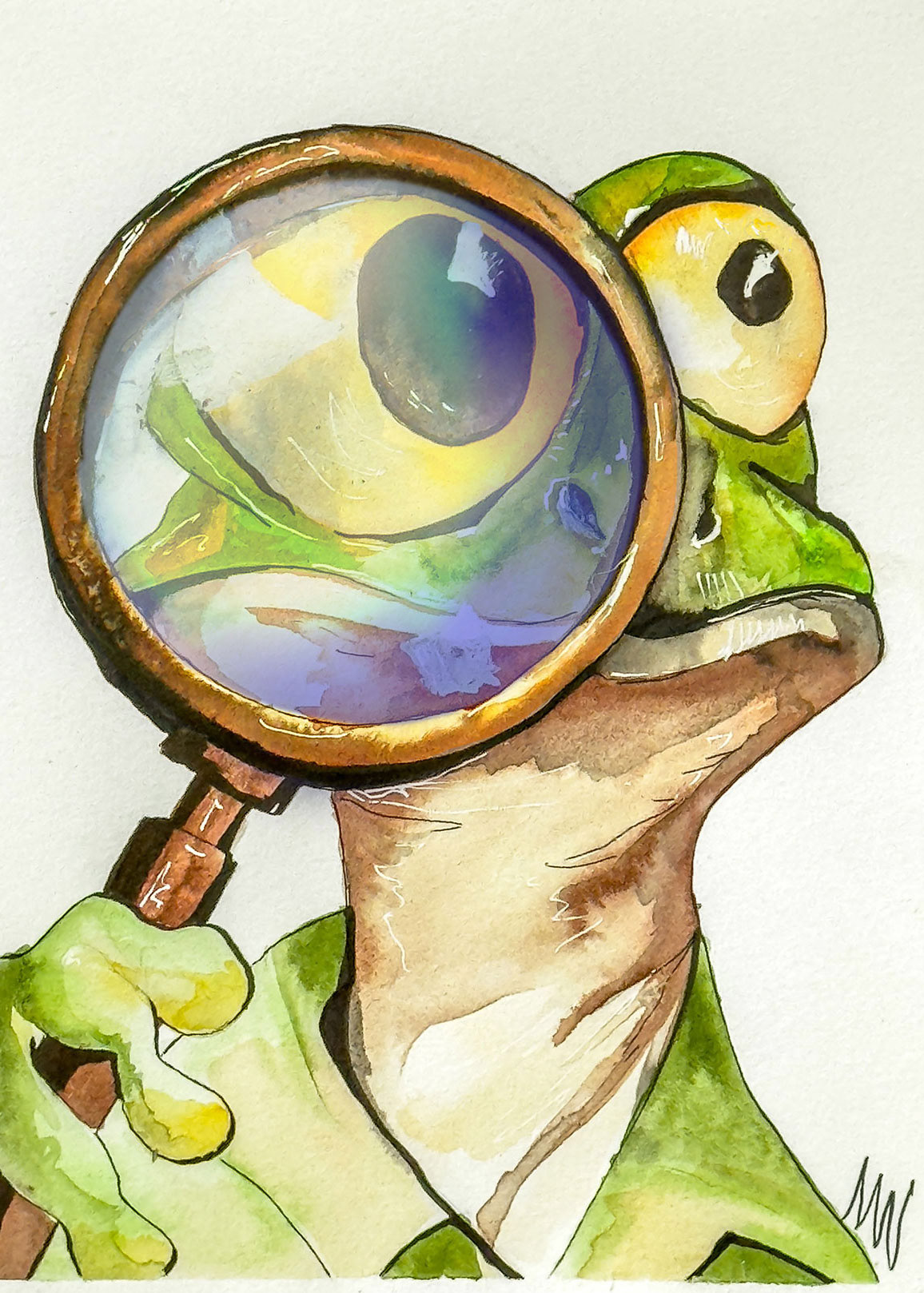 Private Eye Ink on Paper