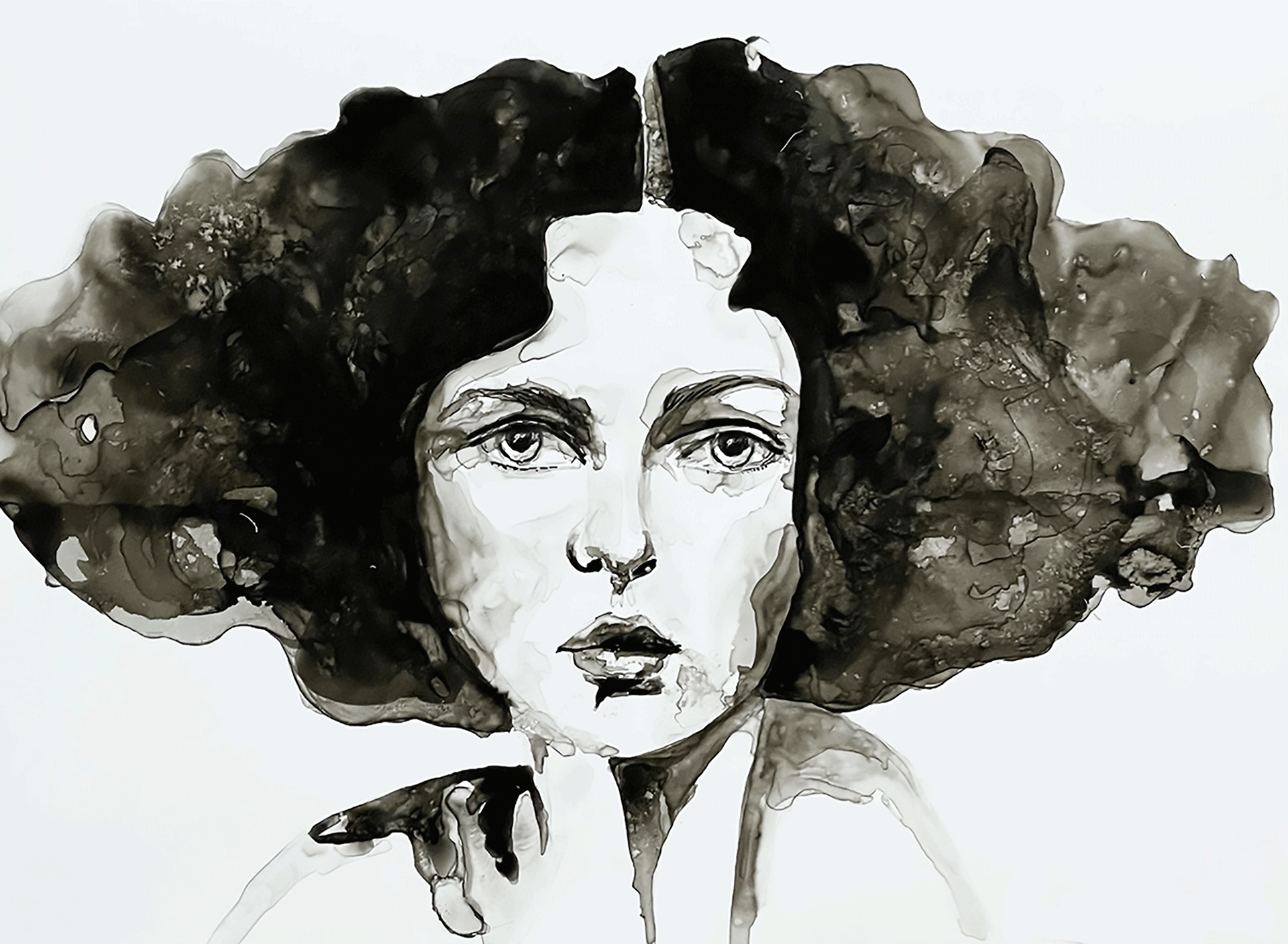 Ink on Yupo