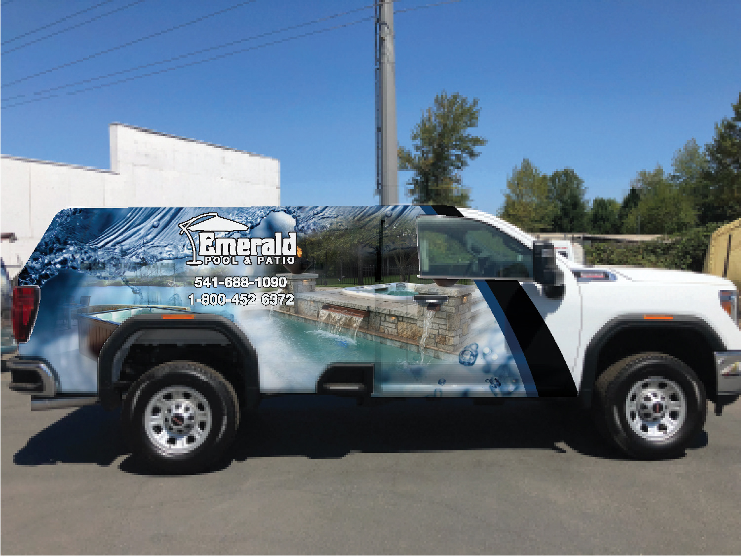 Pool Truck Wrap