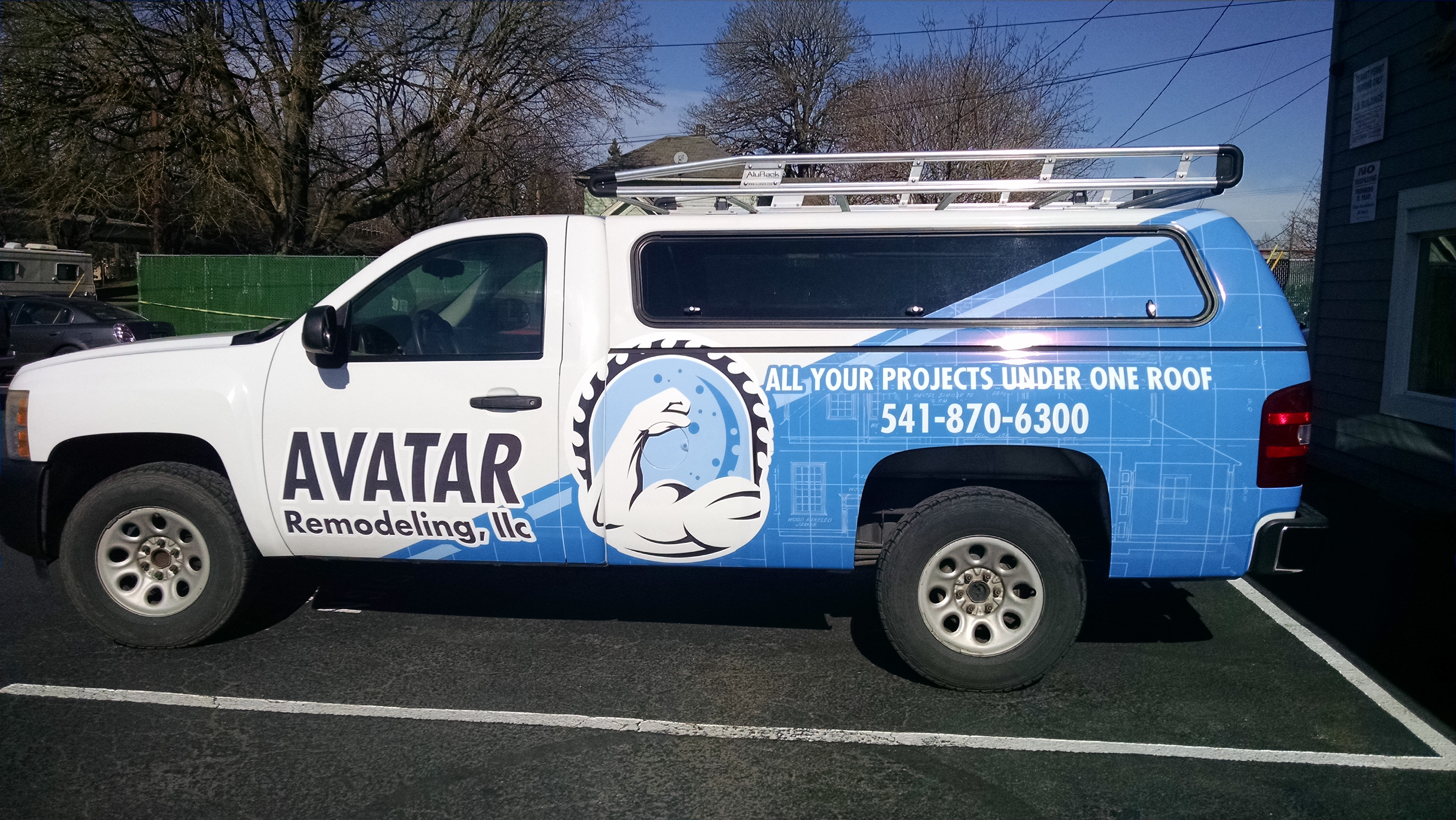 Construction Truck Wrap