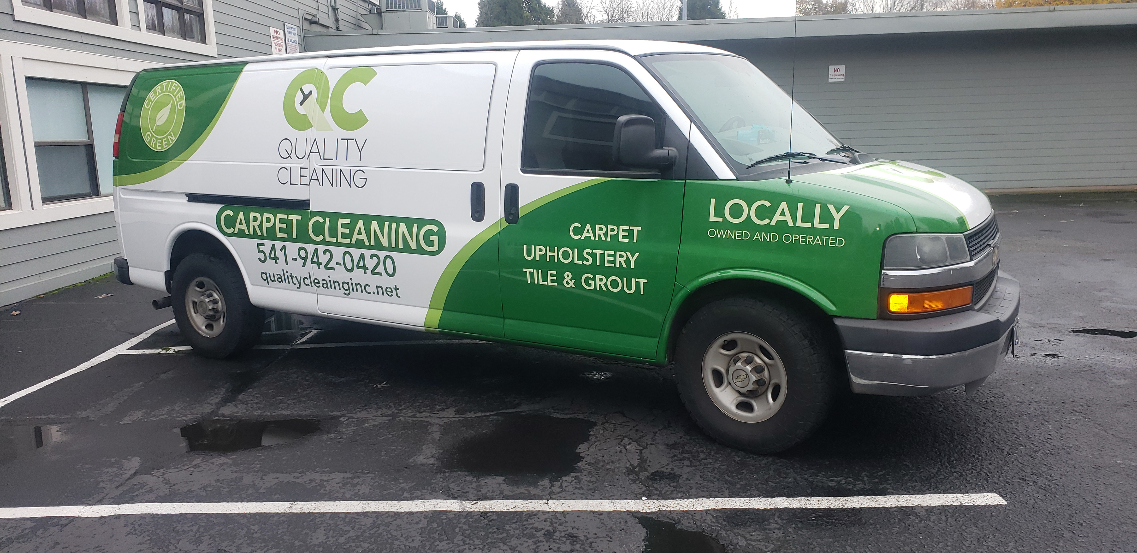 Cleaning Van Wrap