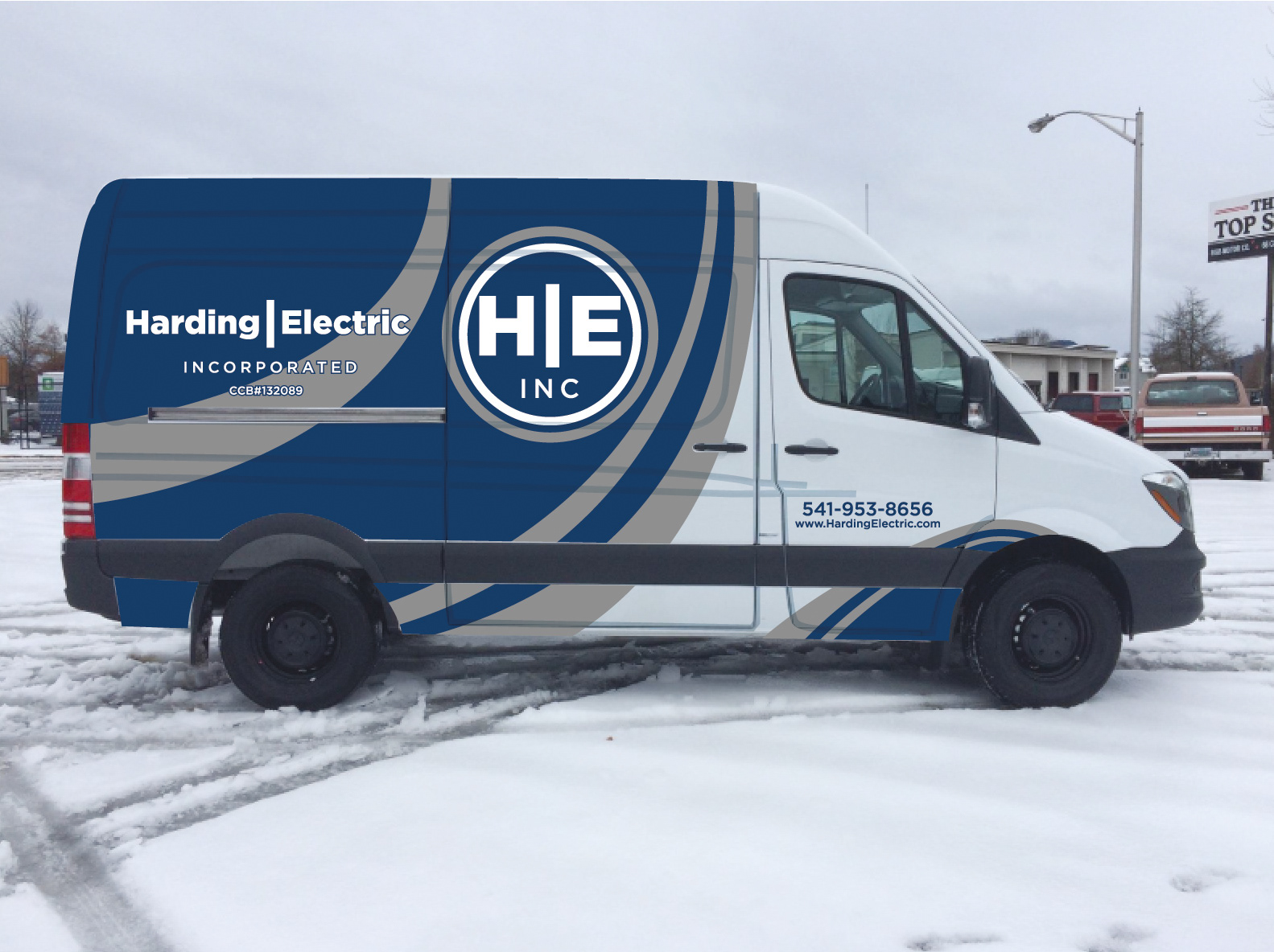 Electric Van Wrap