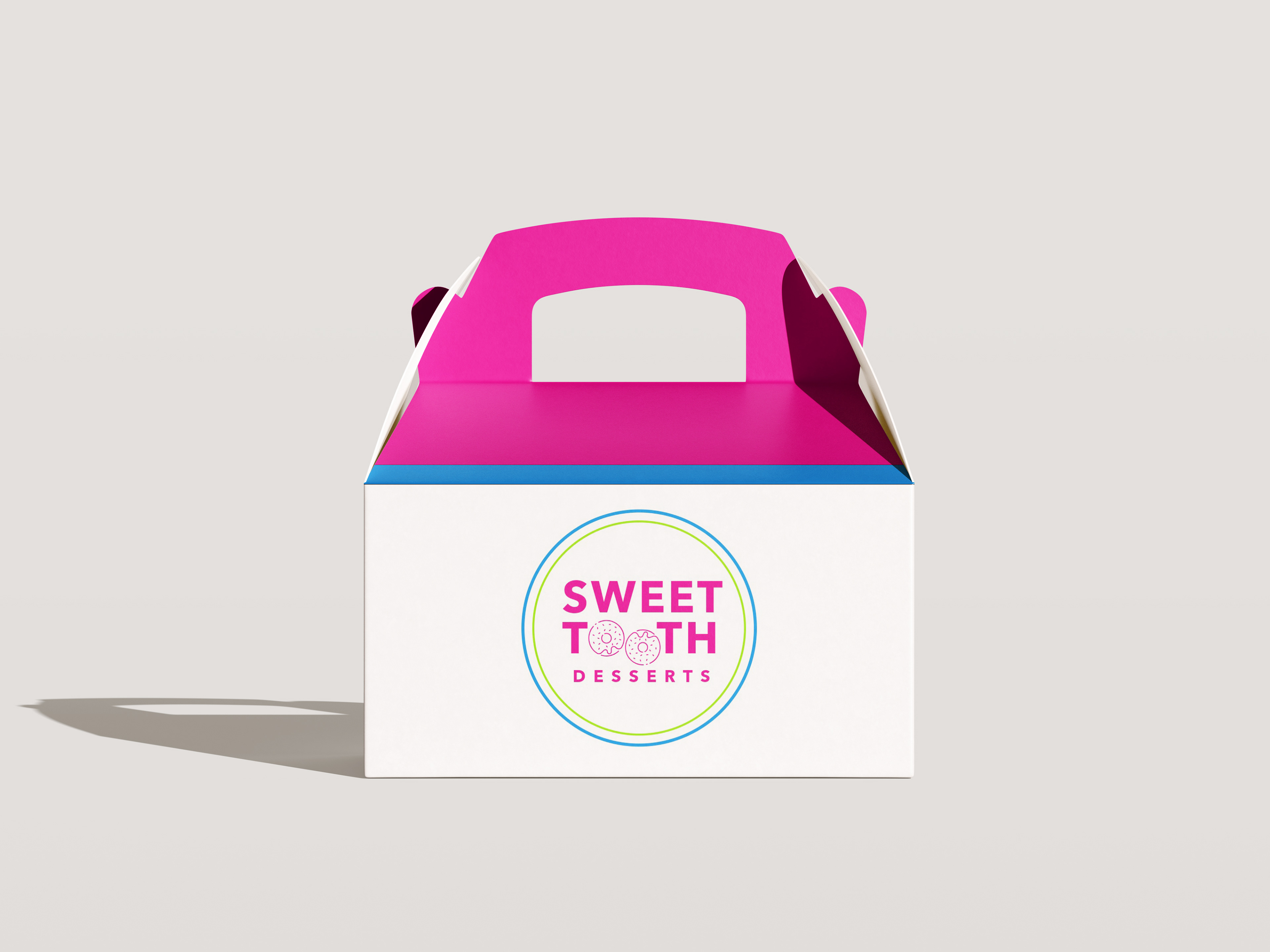 Branding Displayed on Dessert Box 