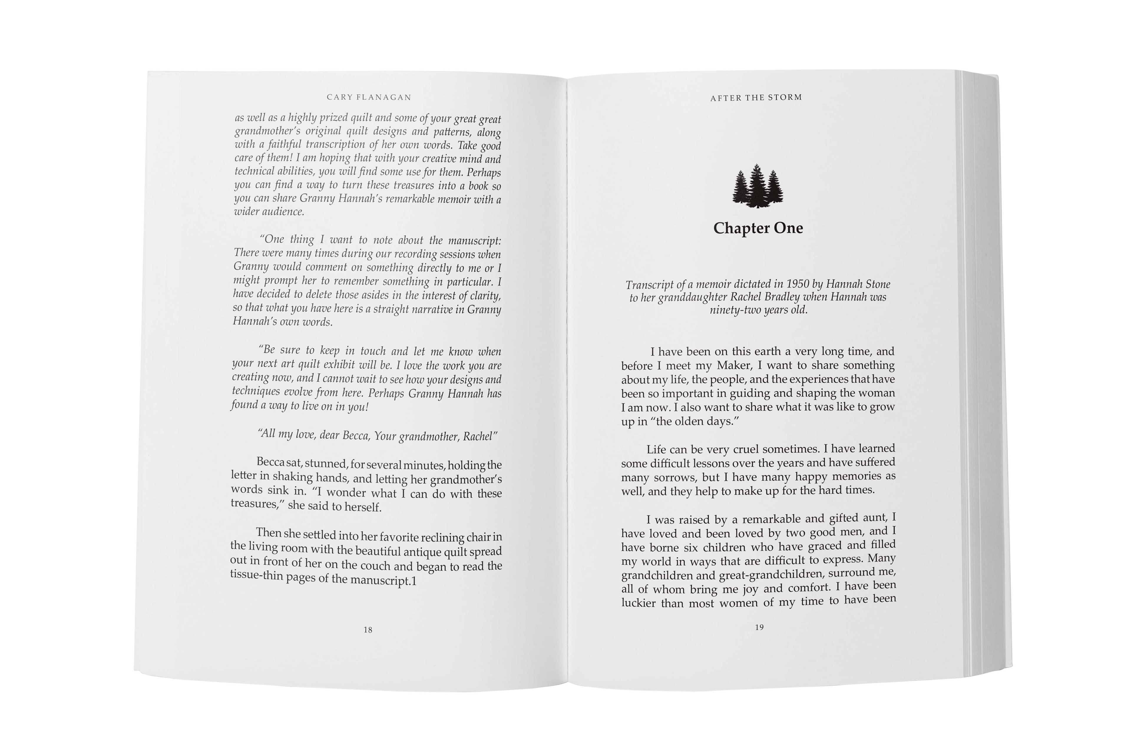 book inside layout design