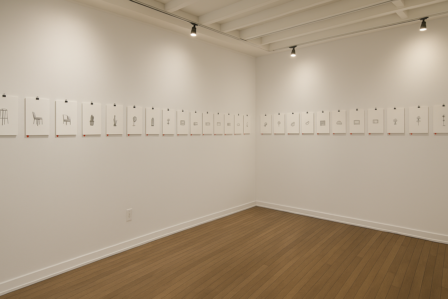 Mockup I de montaje en la Galería de Cooperartes