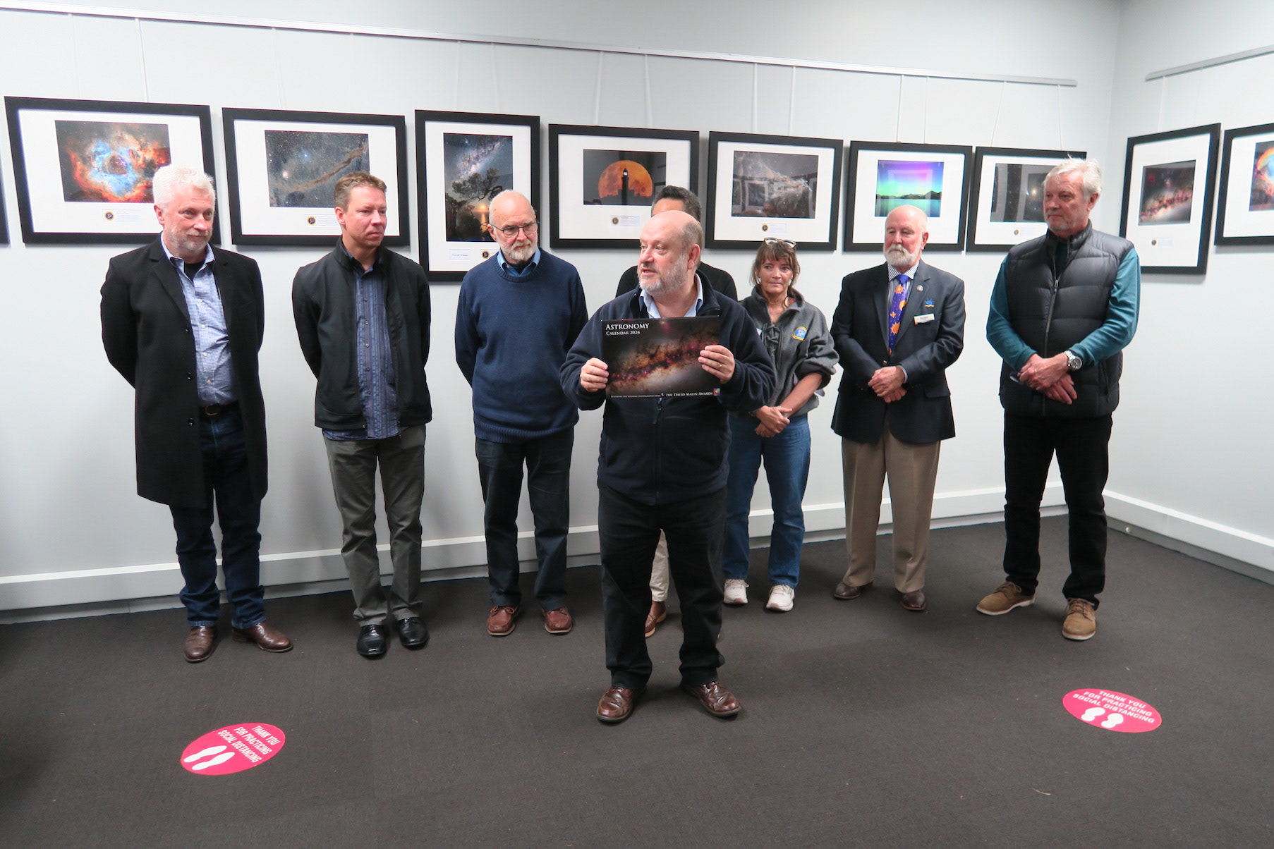 John Sarkissian thanked David Widdowson of Astrovisuals, for producing the beautiful Astronomy 2024 calendar. The calendar featured the winning images of this year's competition.