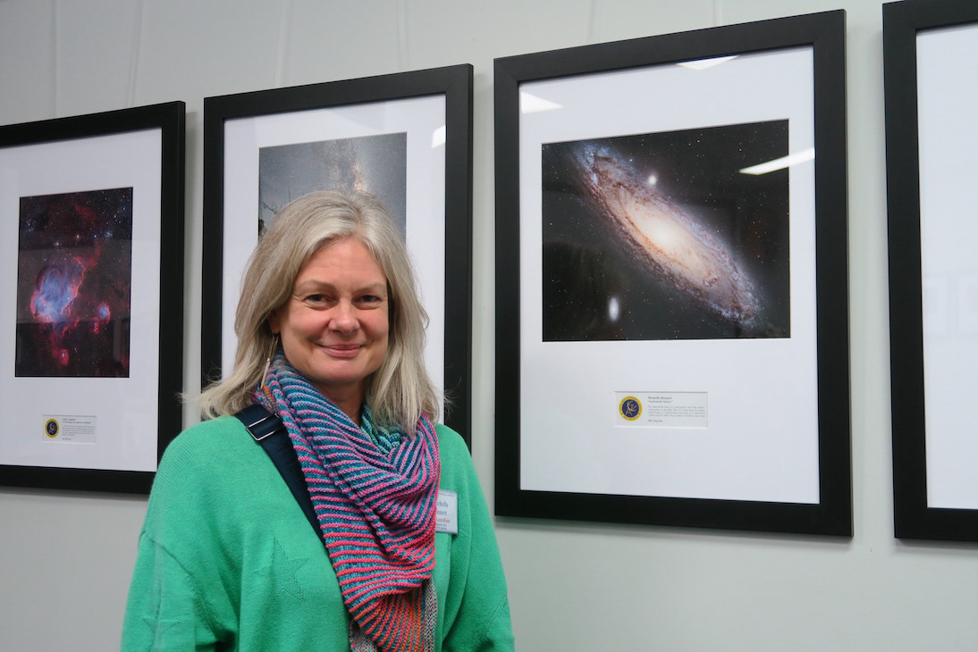 Michelle Bennett with her Deep Sky image