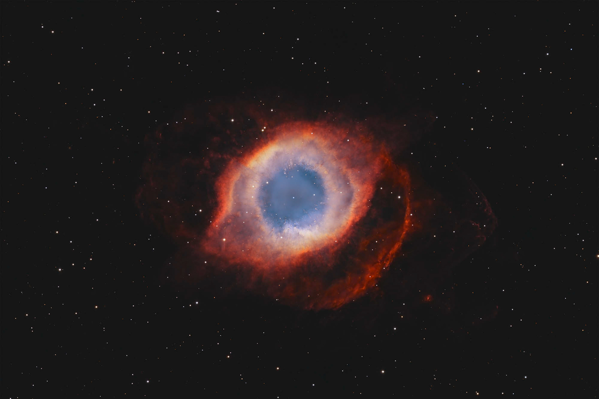 Greg England - "Helix Nebula NGC 7293 in SHO"