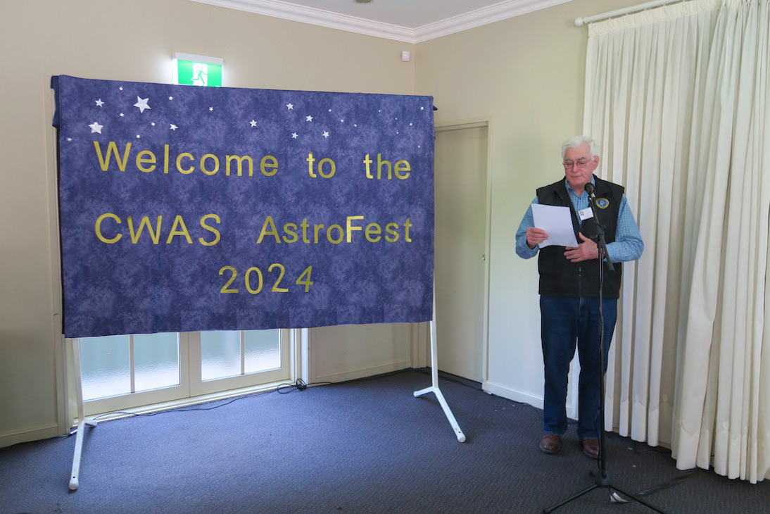 CWAS Treasurer, Laurie Crowley, introduced Dr Carole Jackson