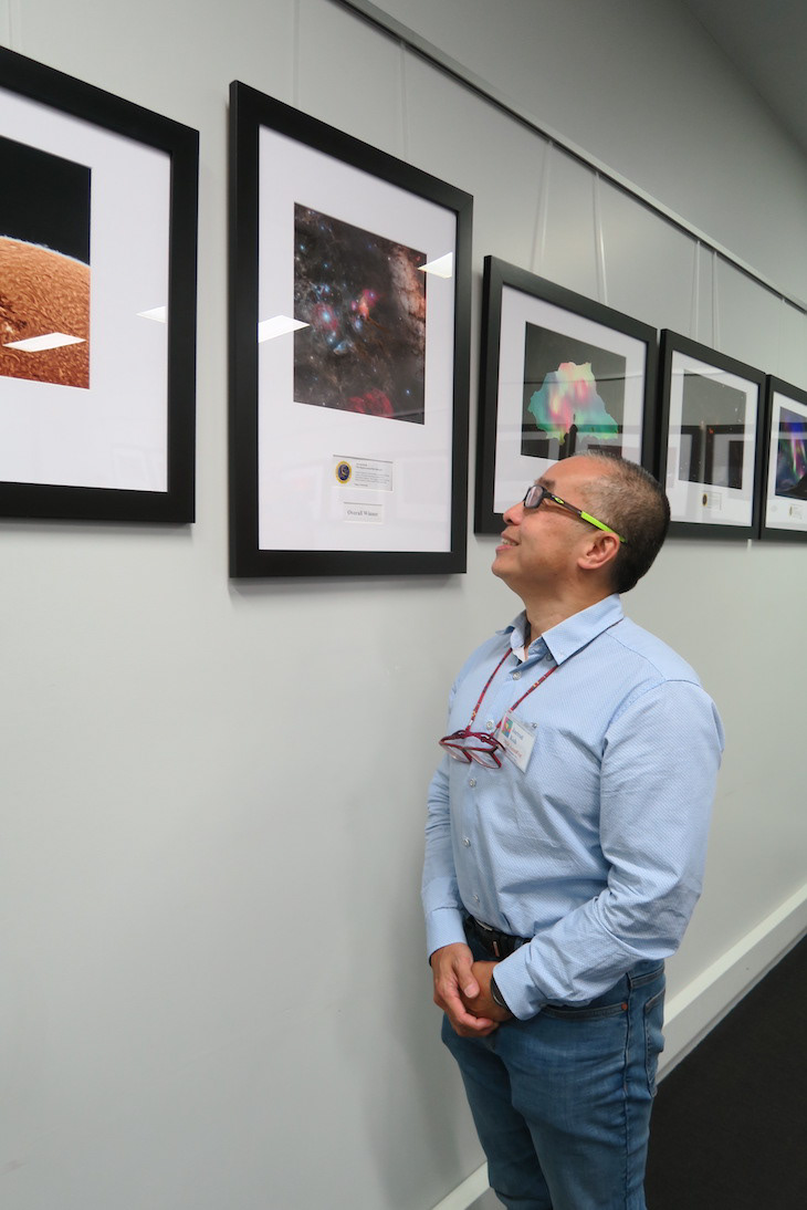 Jarrod Koh with his Overal Winning image