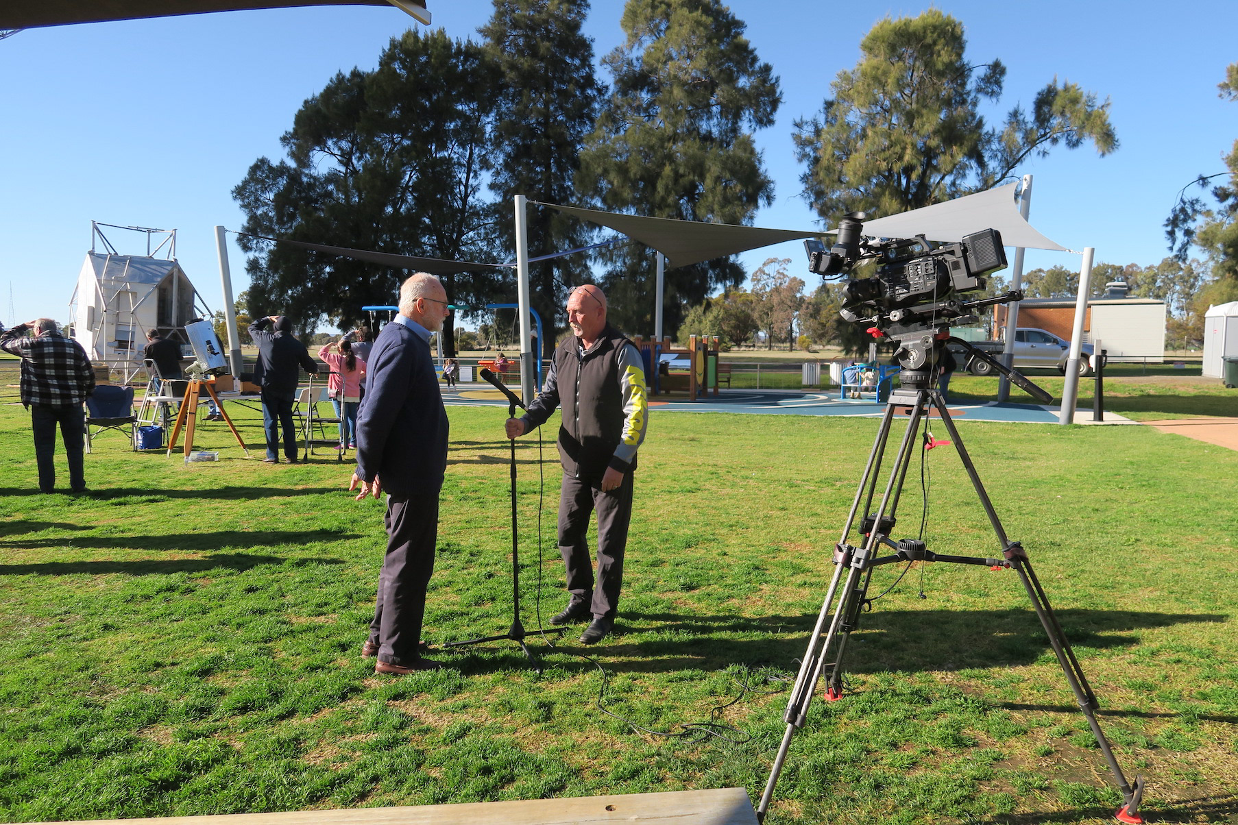 Media interview of Dr David Malin