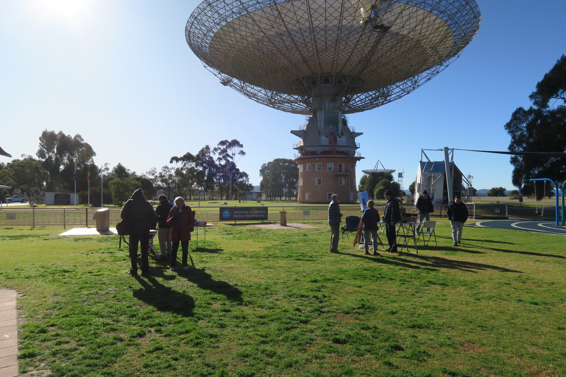 The CWAS was out early, on a frosty and clear morning.