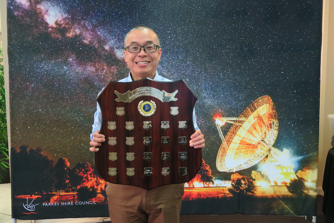 Overall Winner, Jarrod Koh, with the perpetual shield