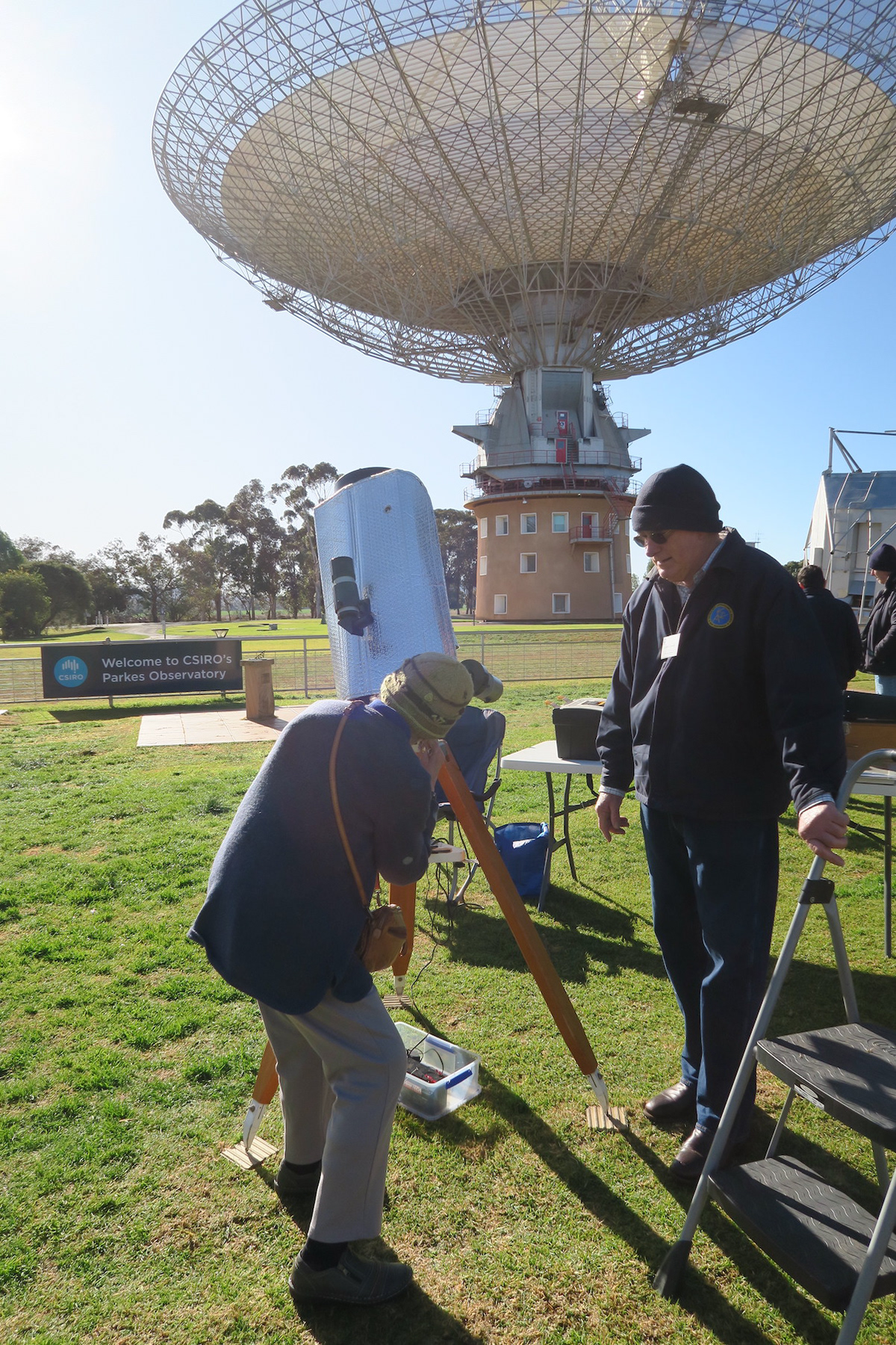 Laurie Crowley's telescope.