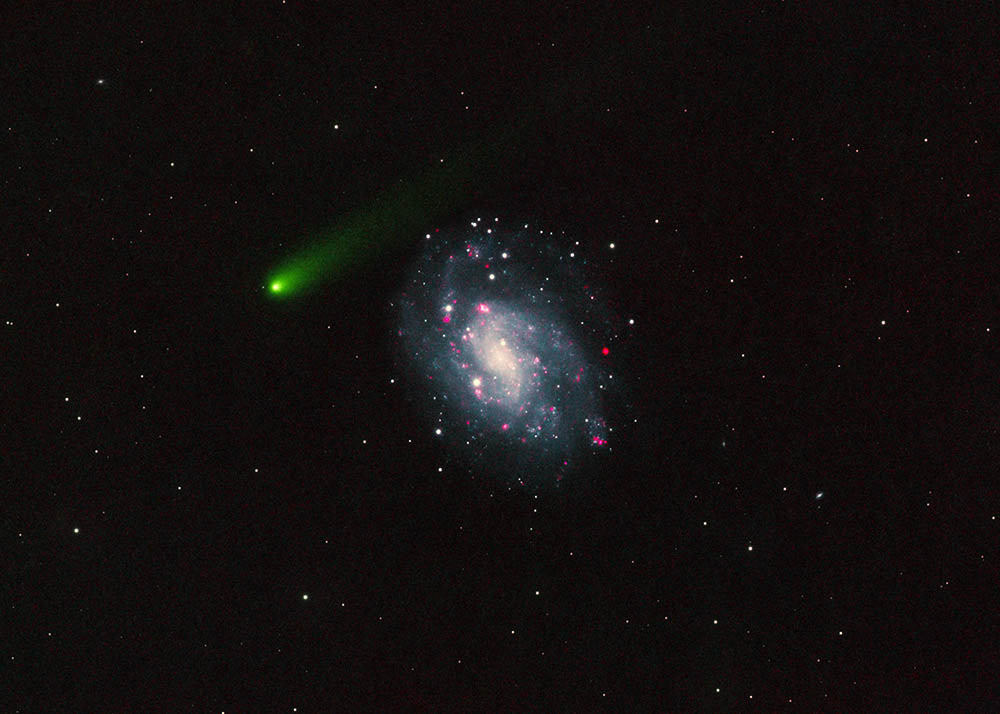 Charlie Marzolla - "NGC300 and Comet C2020"
