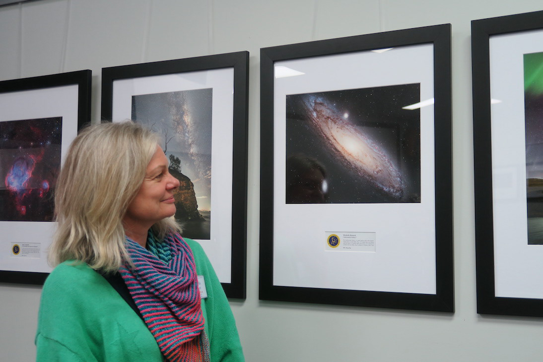 Michelle Bennett with her Deep Sky image