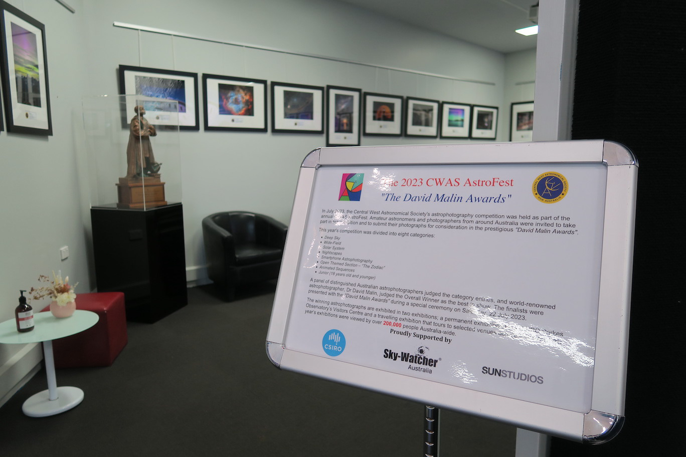 The CSIRO's Parkes Observatory Visitors Centre hosts the permanent exhibition