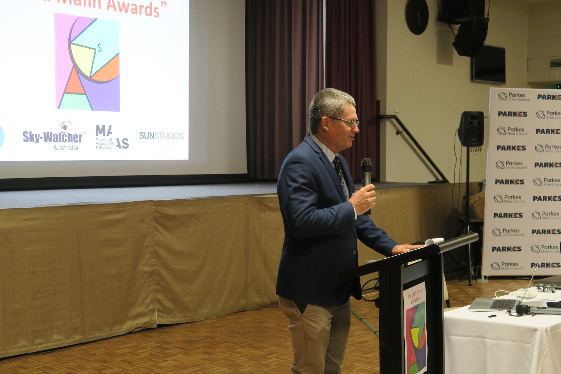 Deputy Mayor, Cr Neil Westcott, was the Master of Ceremonies for the Civic Reception