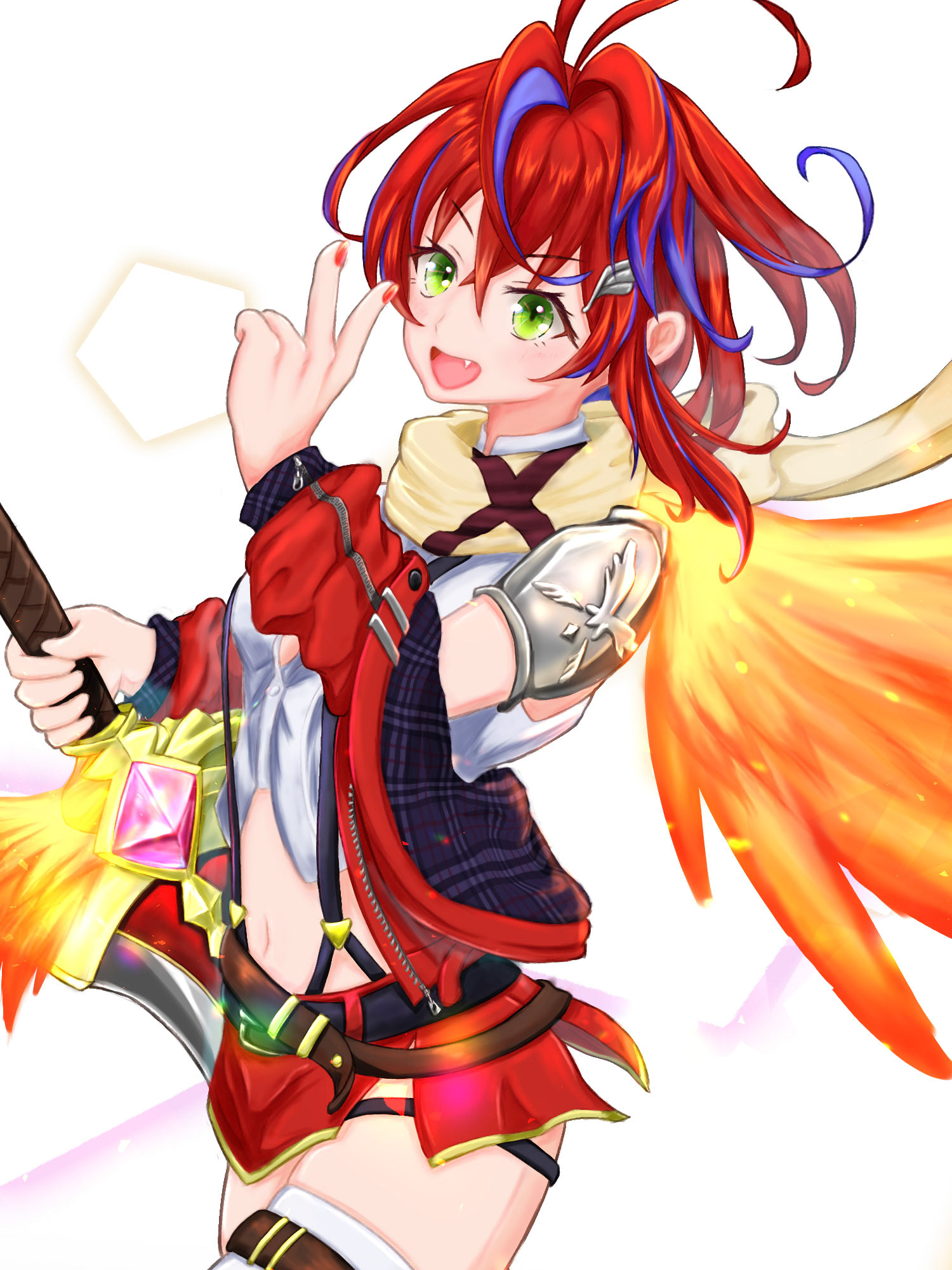 Vtuber_茜色カンナ(緋翼のクロスピース)