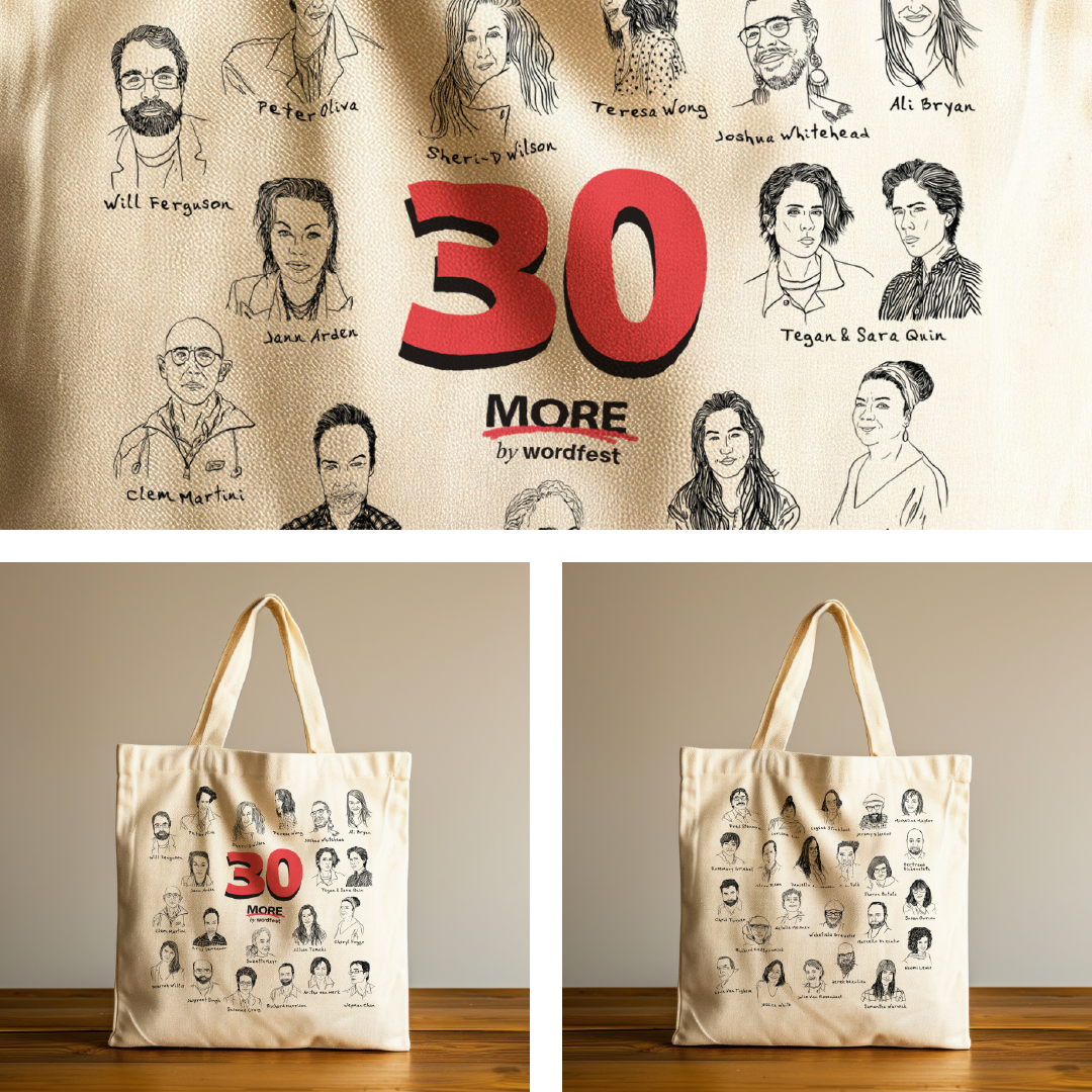 Mockup for a limited-edition 30th Anniversary Totebag