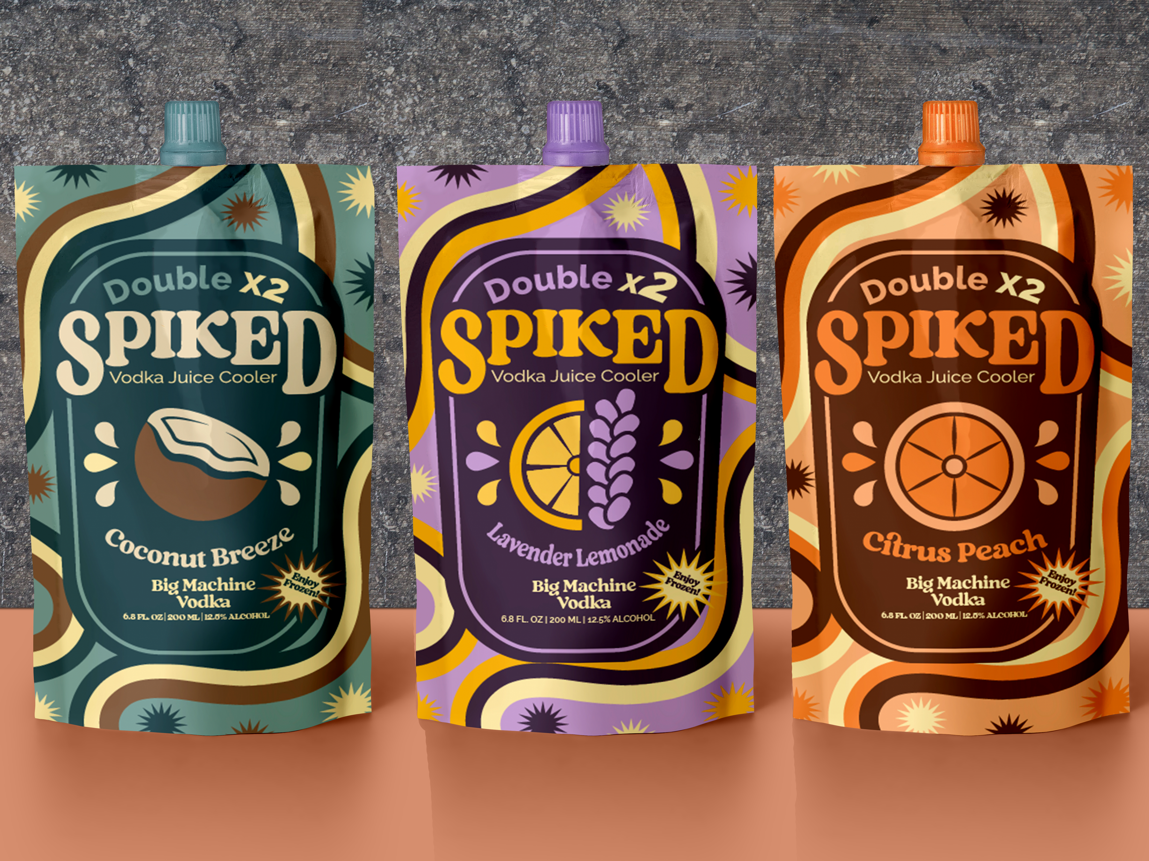 Double Spiked Vodka Cooler Pouches