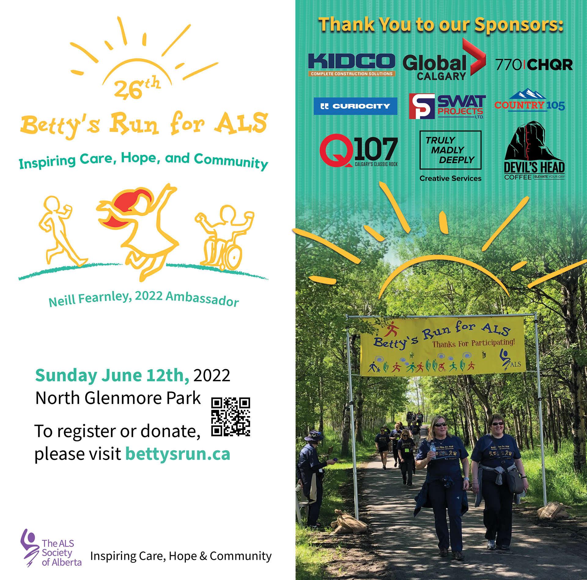 Betty's Run Newspaper Ad