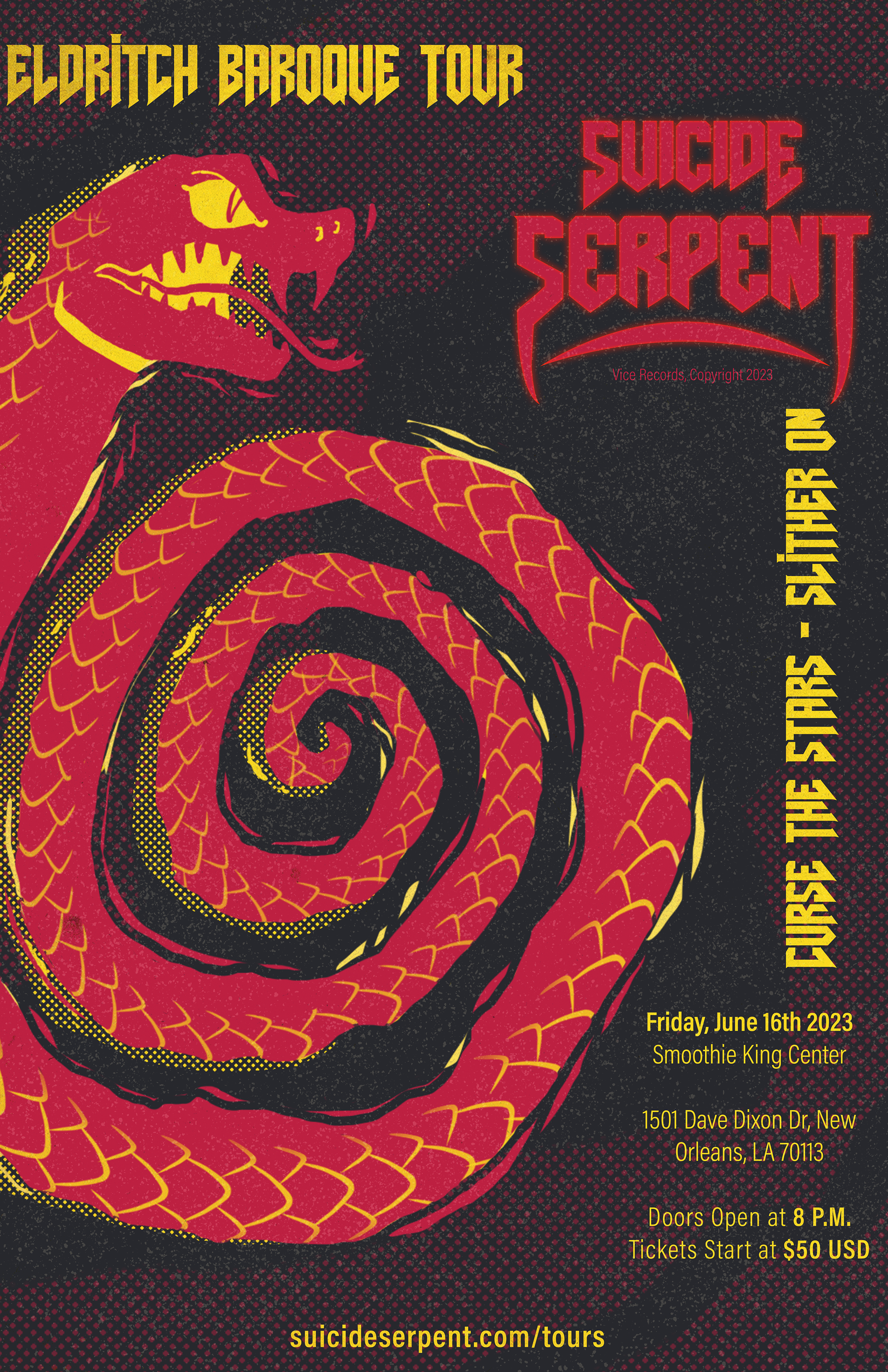 Suicide Serpent - Poster Black