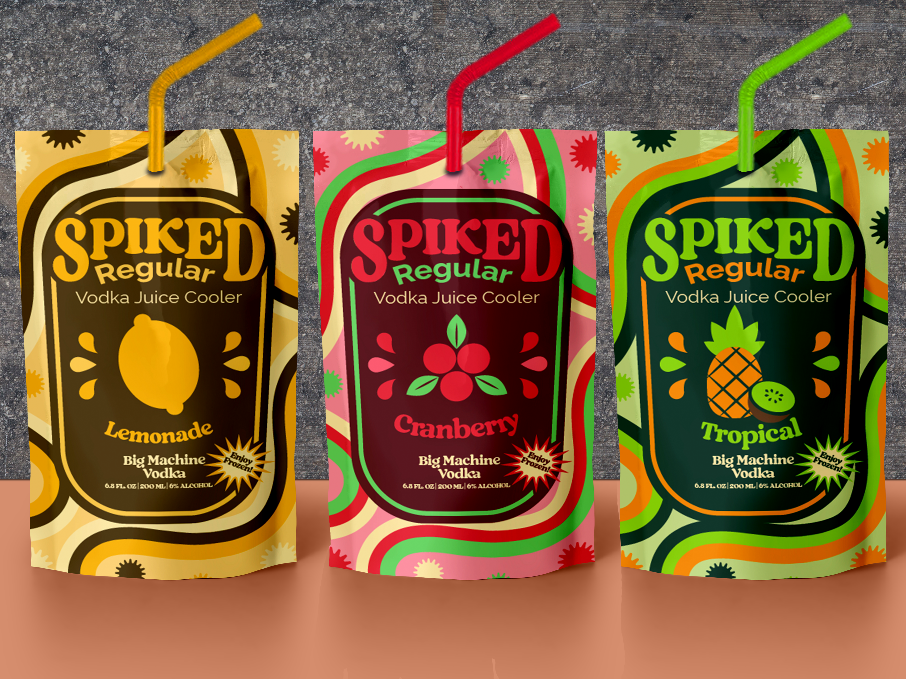 Spiked Regular Vodka Cooler Pouches