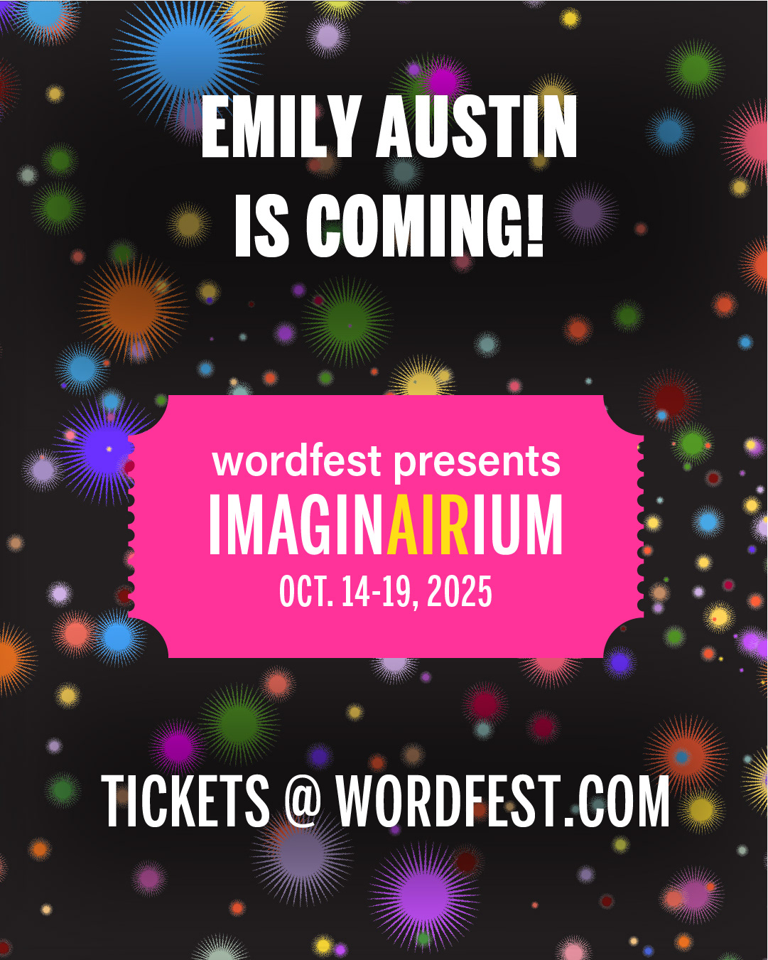 Imaginairium Author Announcement (Instagram/Facebook)