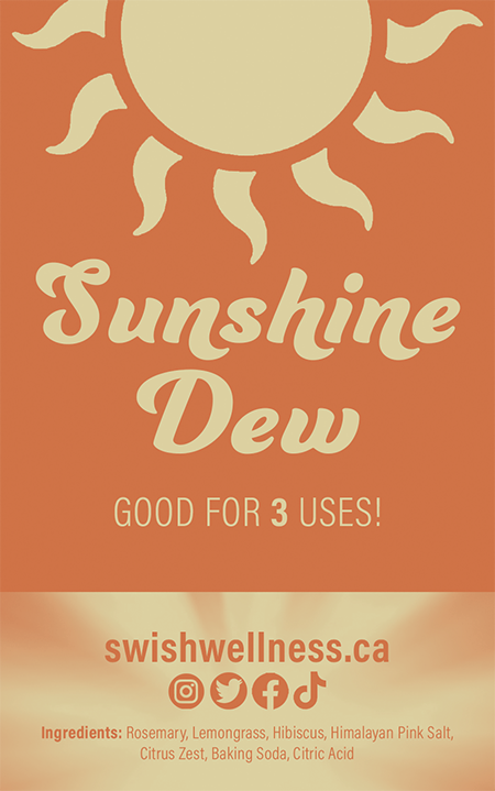 Sunshine Dew Label
