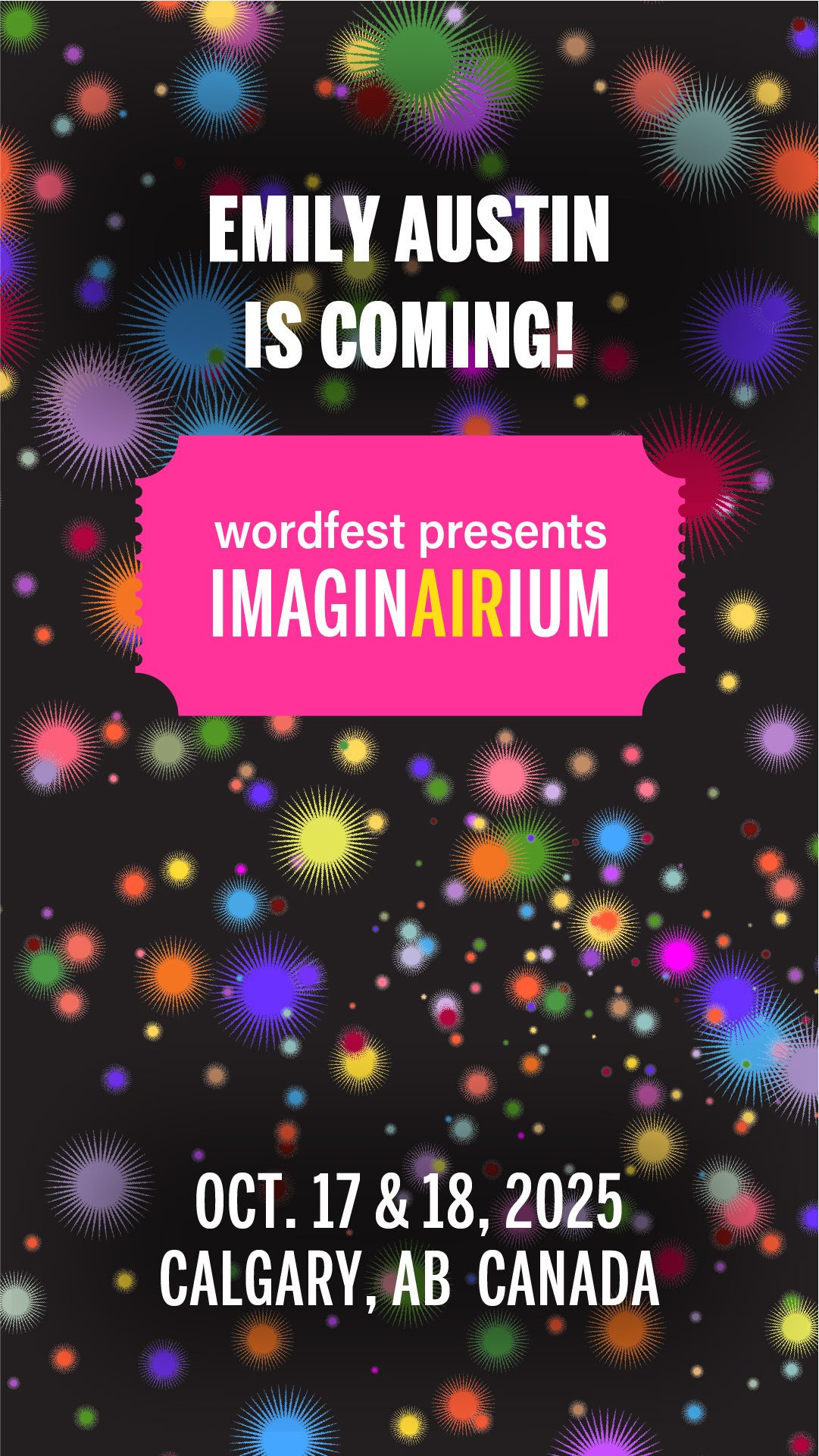 Imaginairium Author Announcement (Stories)