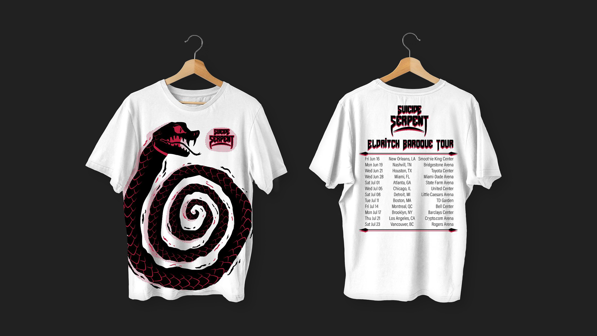 Suicide Serpent - T-Shirt White