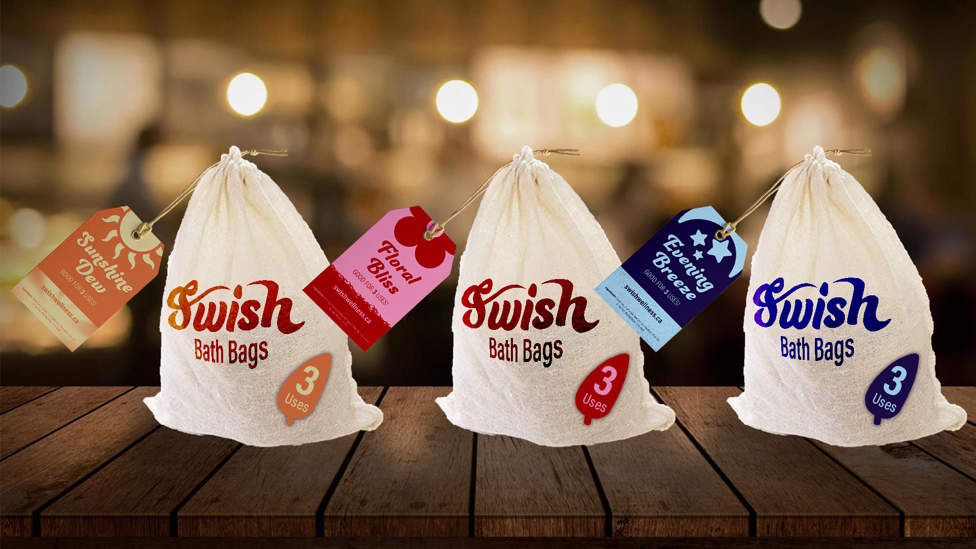Swish Bath Bags Product Lineup