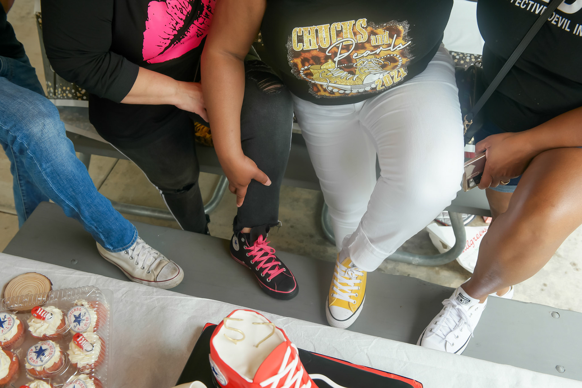 Everyone came rockin' chucks!