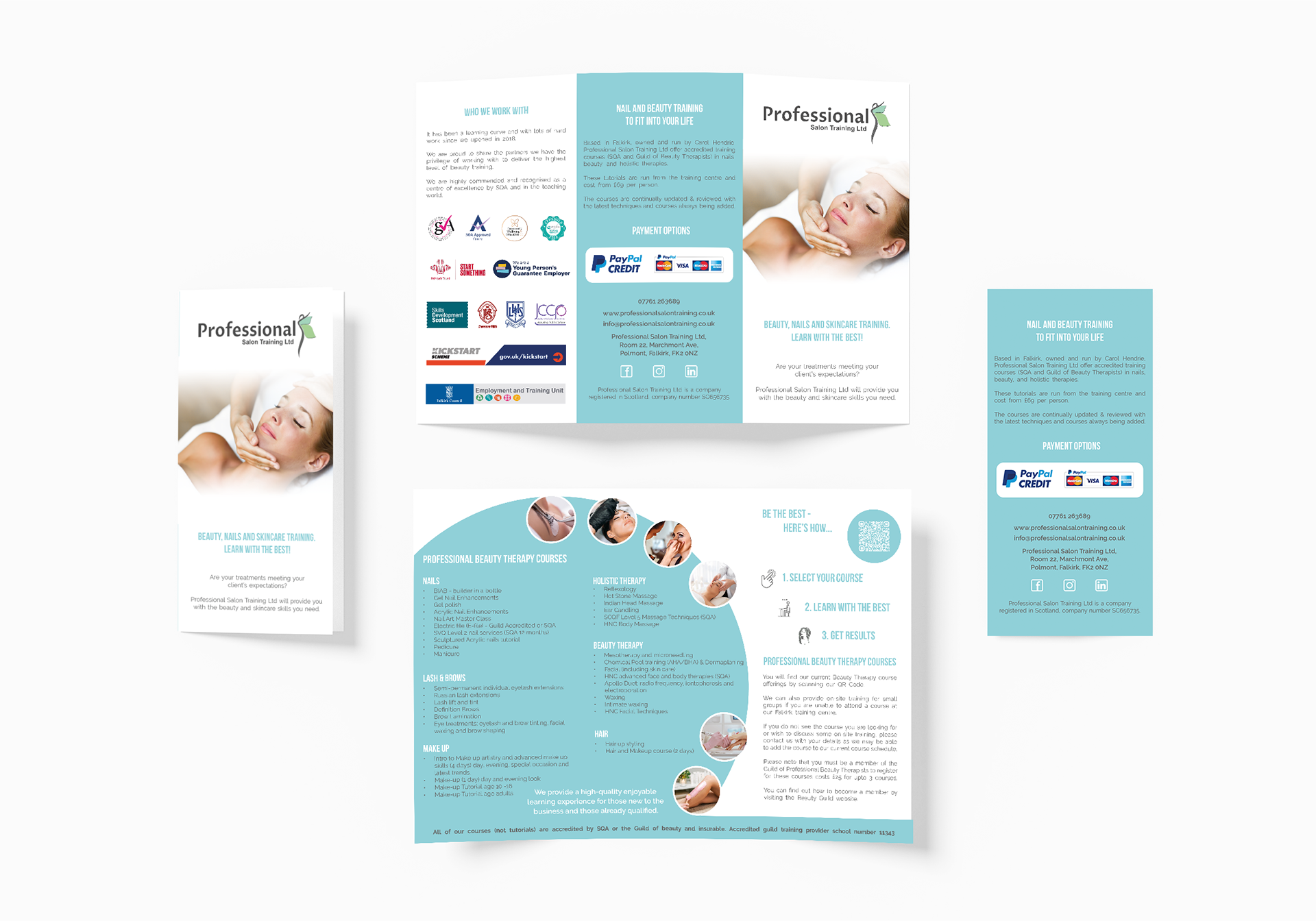 trifold leaflet design