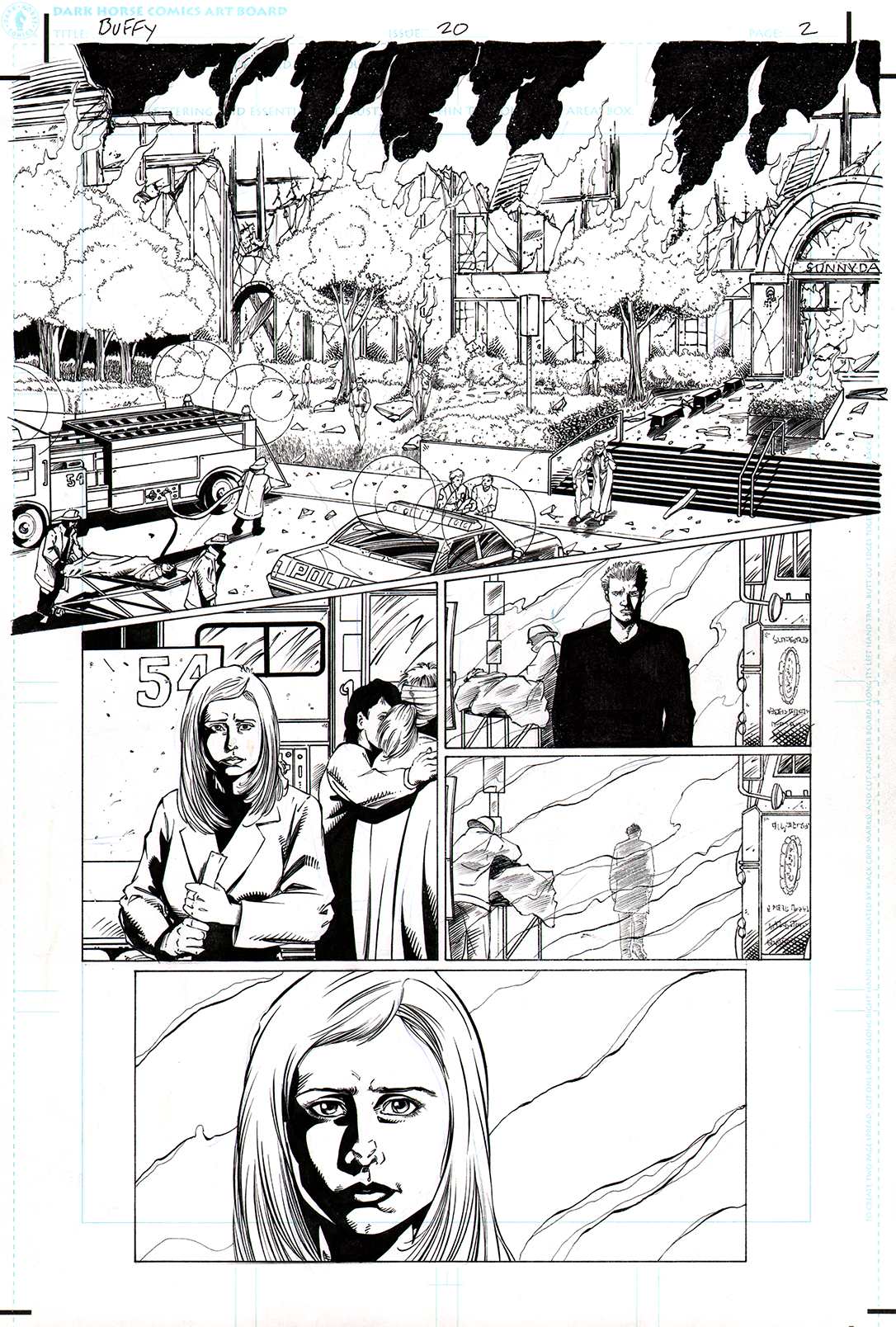 Buffy the Vampire Slayer #20, Inked by Curtis Arnold