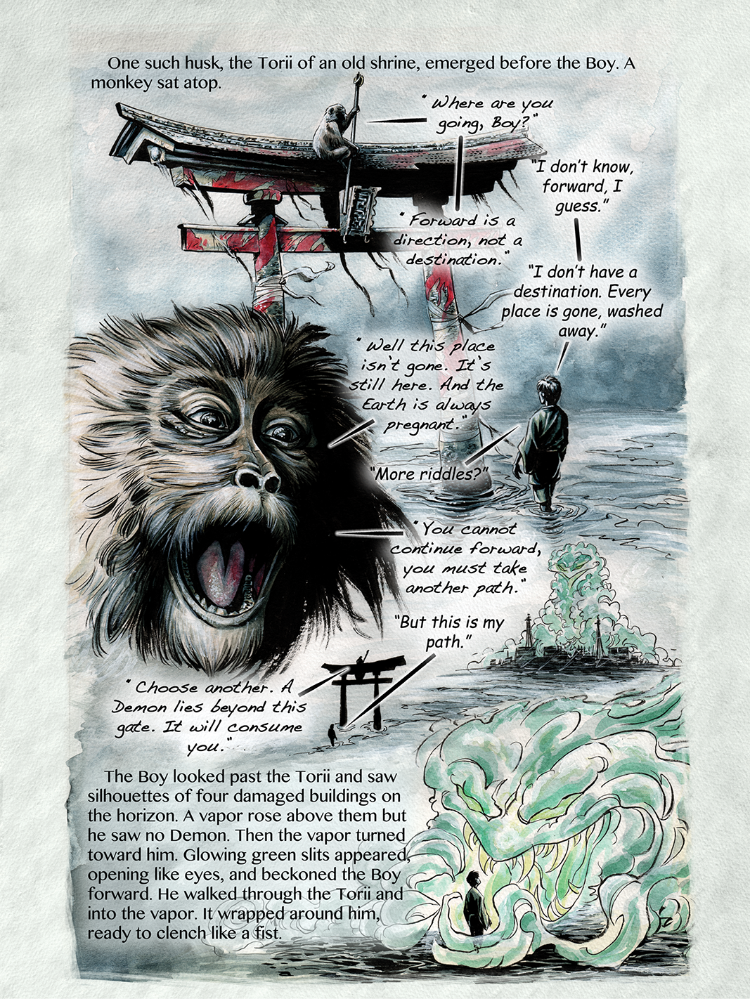 Fables for Japan, Book 1: Boy in the Water